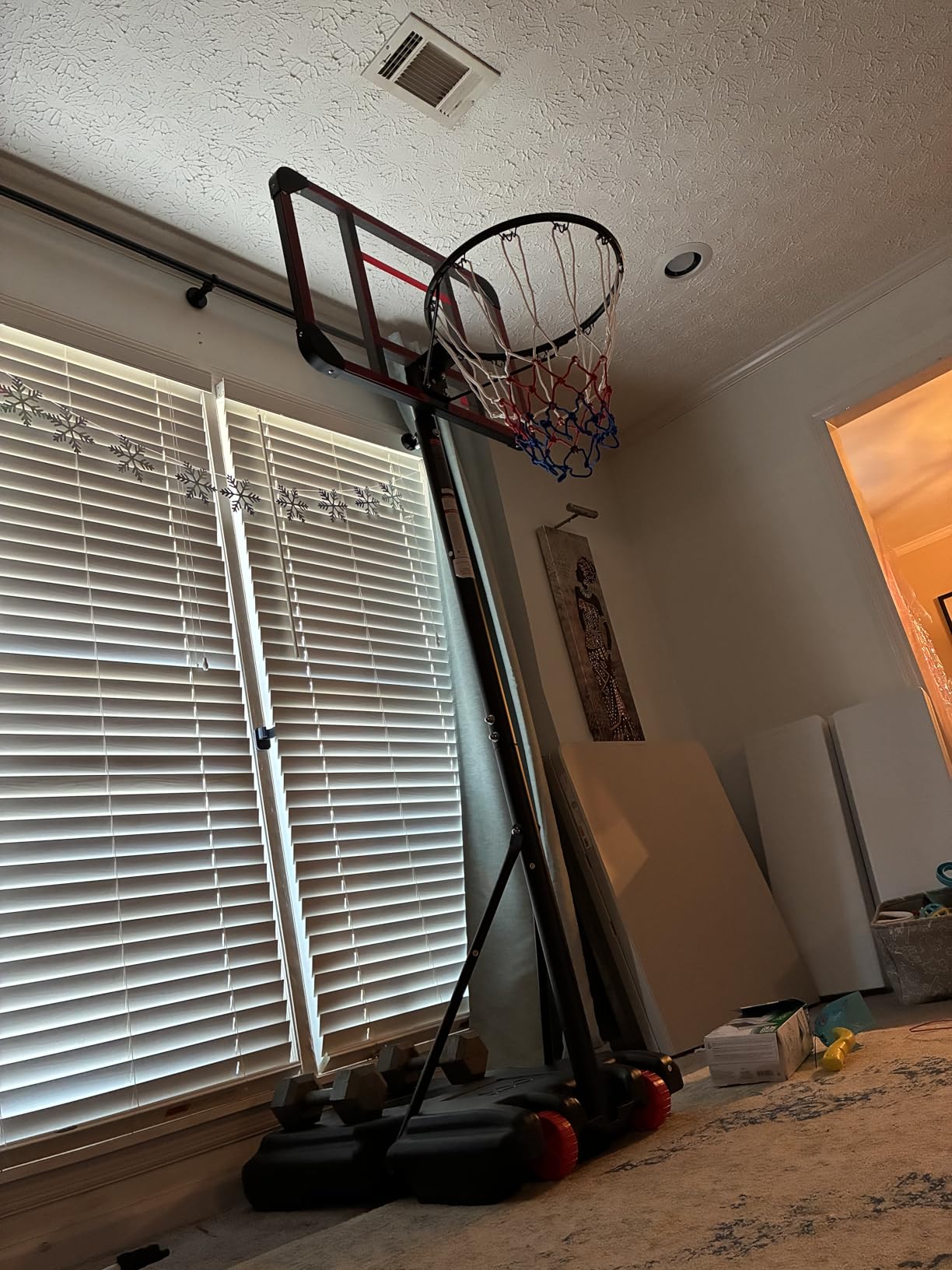 Best Choice Products Kids Height-Adjustable Basketball Hoop System, Portable Game w/Wheels, Fillable Base, 70.5in to 82.3in Height customer photo 1