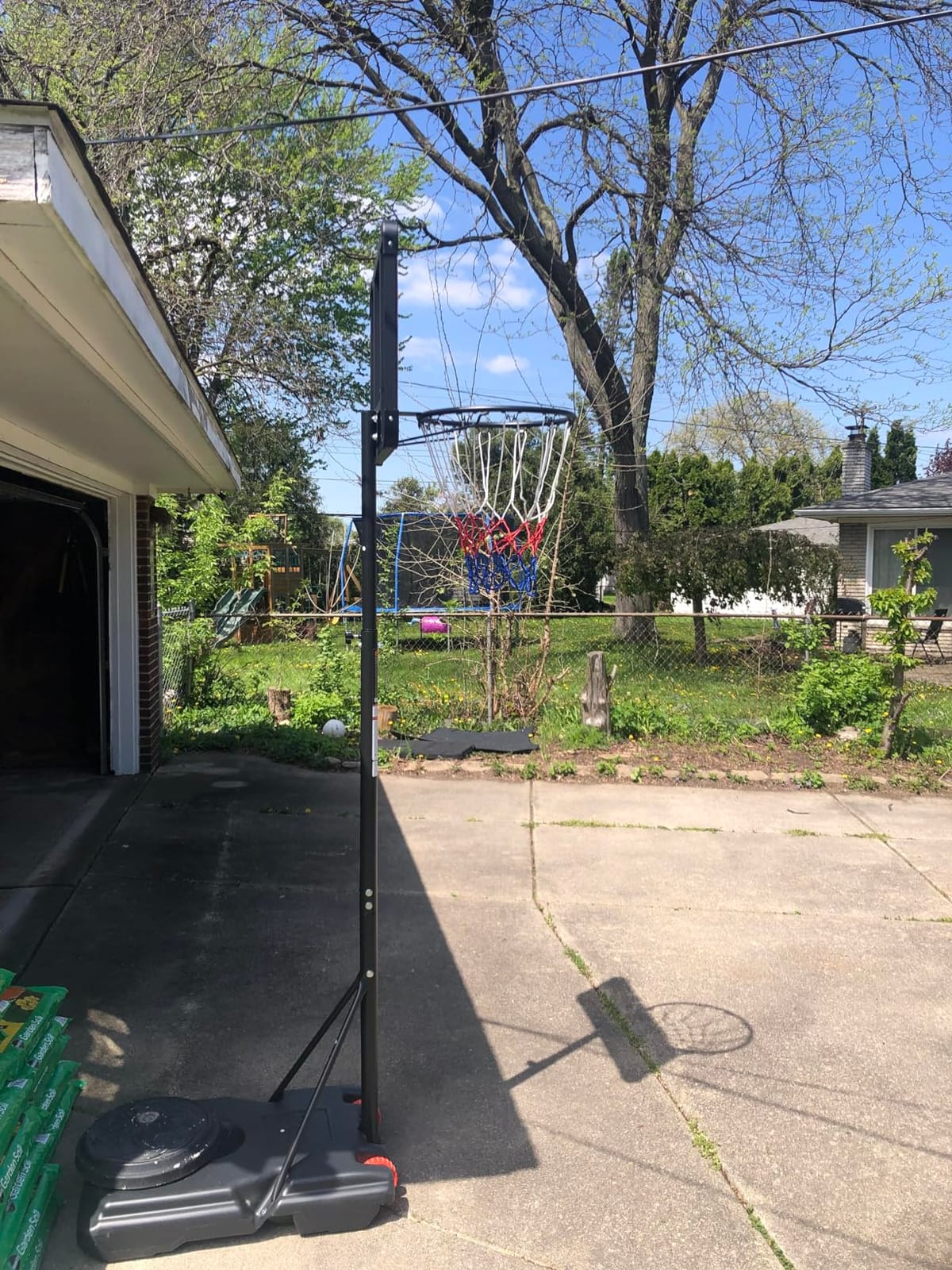 Best Choice Products Kids Height-Adjustable Basketball Hoop System, Portable Game w/Wheels, Fillable Base, 70.5in to 82.3in Height customer photo 2