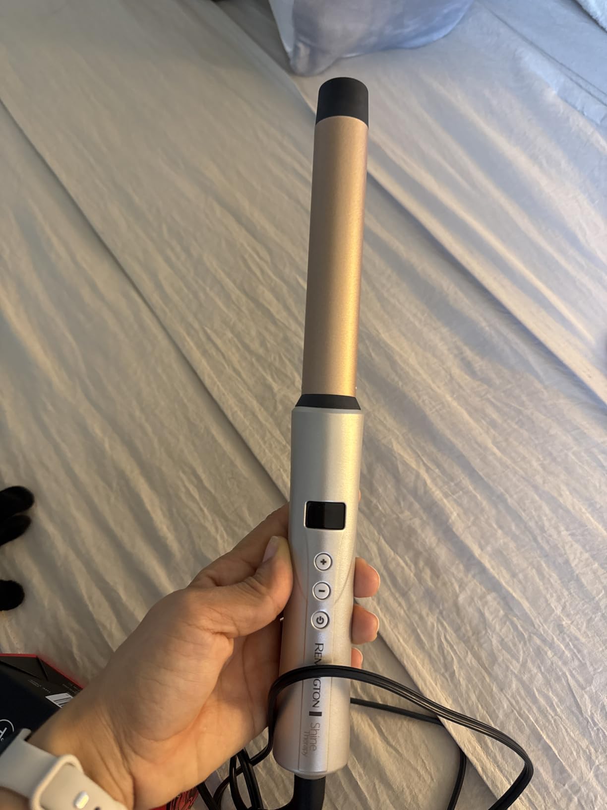 Remington Shine Therapy Curling Wand, 1 Inch, Argan Oil & Keratin customer photo 2