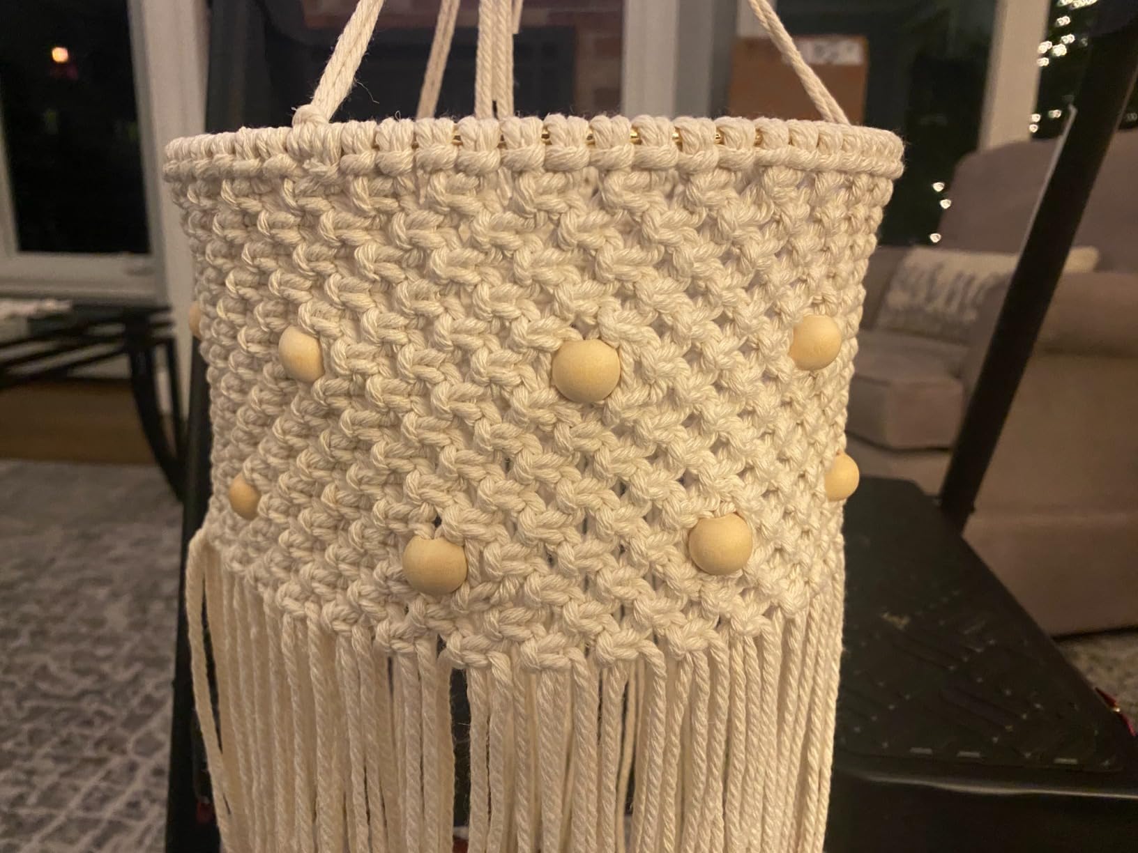 152pcs Macrame Kit for Beginners: Natural Cotton Macrame Cord, Wooden & Metal Rings, Beads, Sticks & Hoops - Perfect for Macrame Plant Hangers & Home Decor customer photo 2