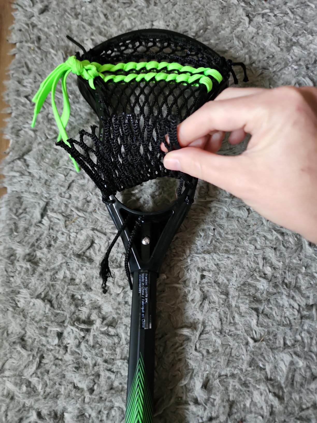 Franklin Sports Ambush Men's + Women's Lacrosse Sticks - Adult + Youth Aluminum Lax Sticks - Boys' + Girls' Game + Training Lacrosse Sticks - Standard + Mini Lax Stick for Kids + Adults customer photo 1