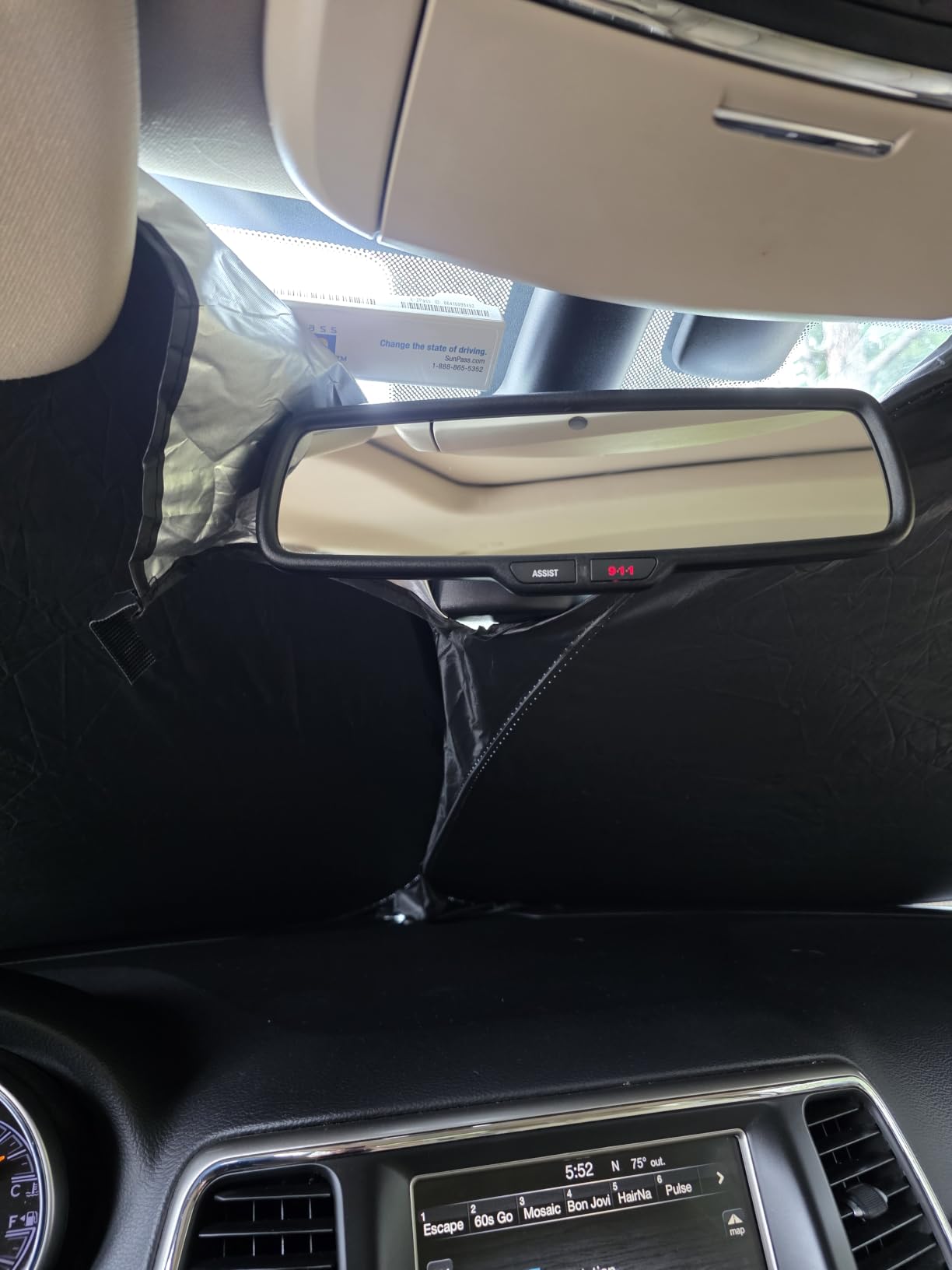 KUST Windshield Sun Shade for 2019-2025 2026 Chevrolet Chevy Silverado/GMC Sierra 1500 2500 3500 Accessories Window Sunshade Sun Visor Protector Foldable Blocks UV Rays Keep Your Car Cooler customer photo 2