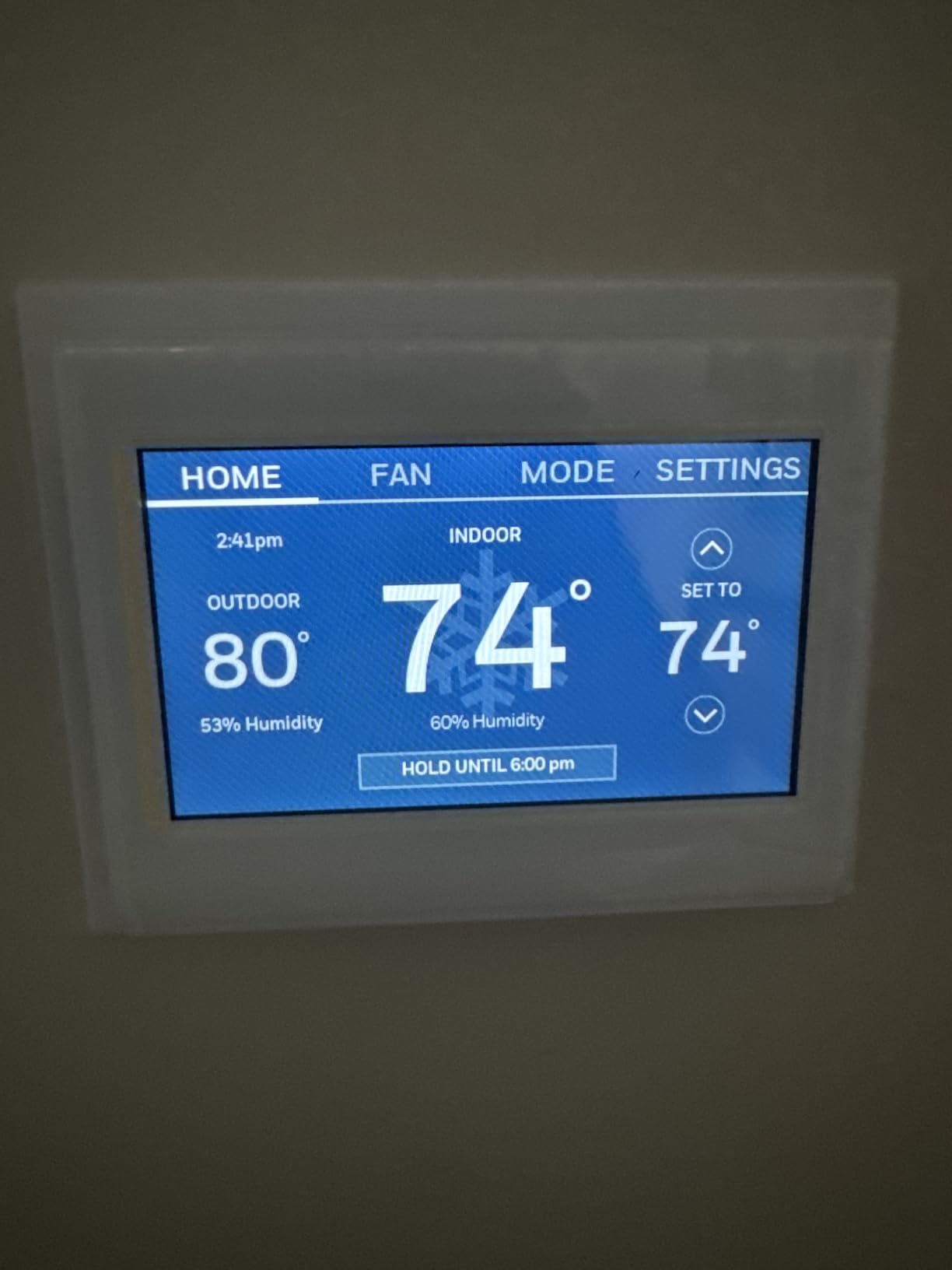 Honeywell Home RTH9600WF Smart Color Thermostat ENERGY STAR Wi-Fi Programmable Touchscreen Alexa Ready - C-Wire Required customer photo 2