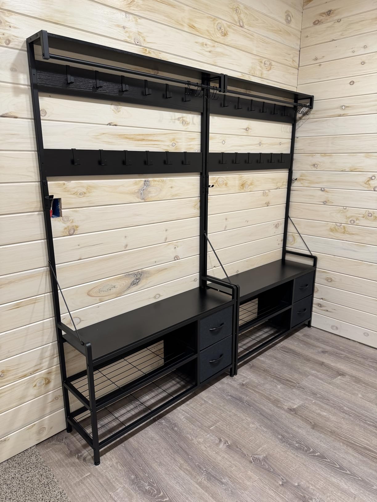 Lulive Hall Tree with Bench and Shoe Storage, 31.5” Coat Rack Freestanding customer photo 1