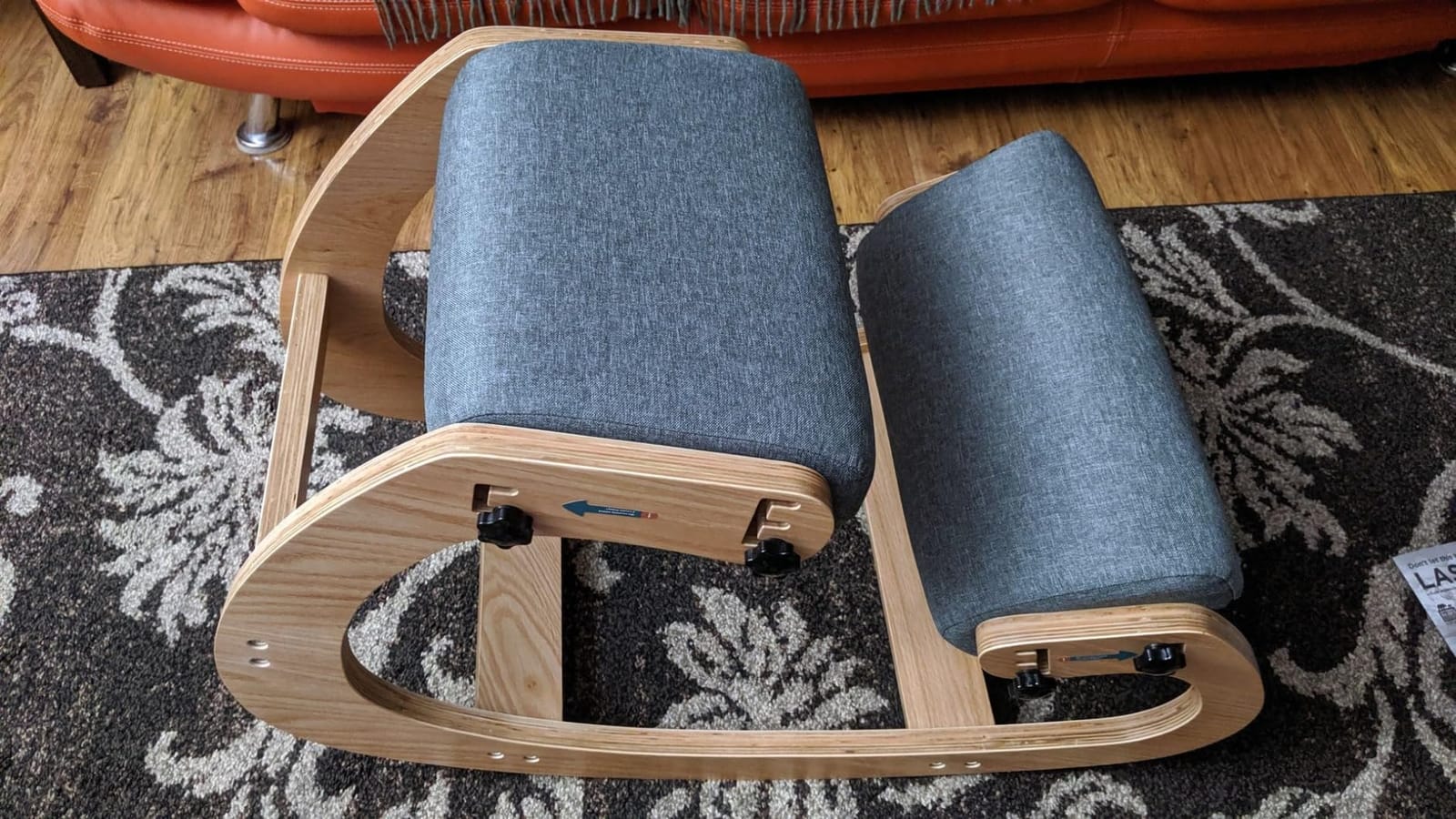 NYPOT Ergonomic Kneeling Chair with Adjustable Seats - Knee Chair for Posture Correction & Kneel Rocking Stool for Desk - Back Pain Relief for Home and Office, Supports 250 pounds - 5 Years Warranty customer photo 2