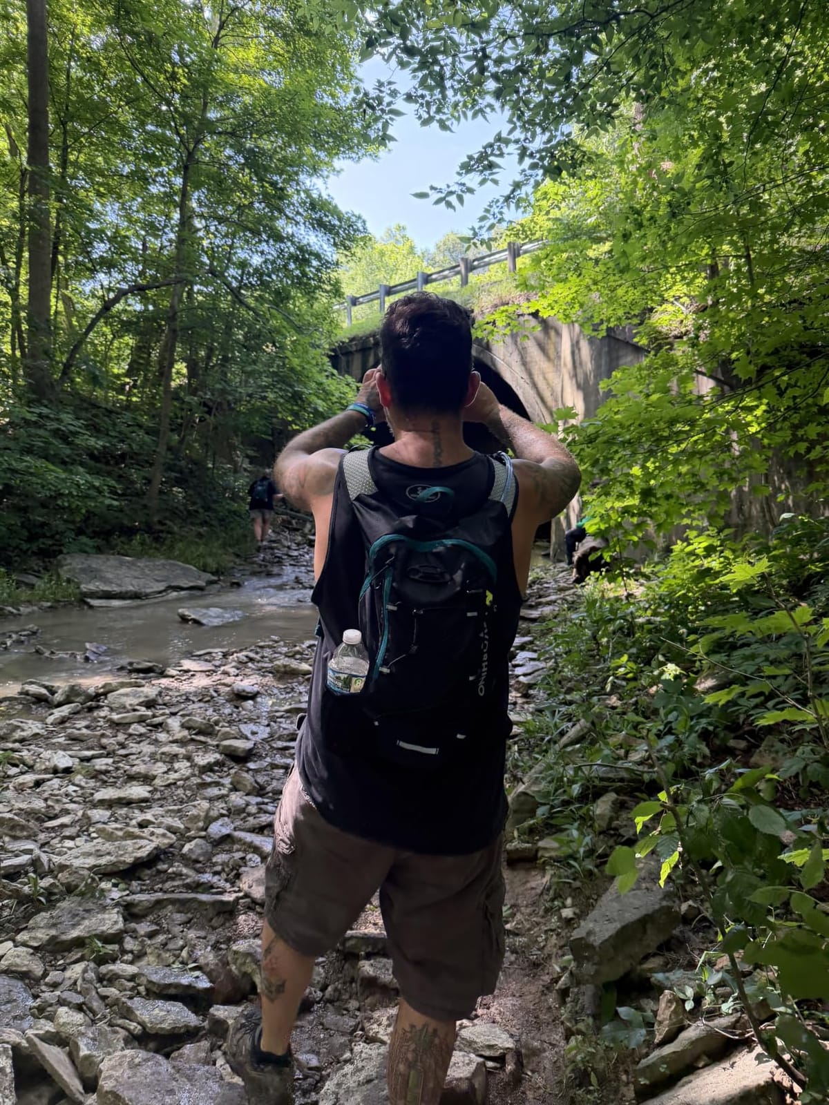 Lightweight Hydration Backpack, Running Backpack with 2L Water Bladder | Hydro Water Daypack, Small Hiking Backpack for Cycling Hiking Rave for Men Women customer photo 1
