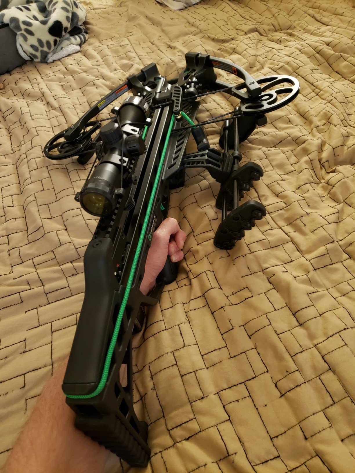 CenterPoint Wrath 430 FPS 200 LBS Compound Crossbow - 9 Inch Cocked Bullpup with Silent Crank customer photo 1