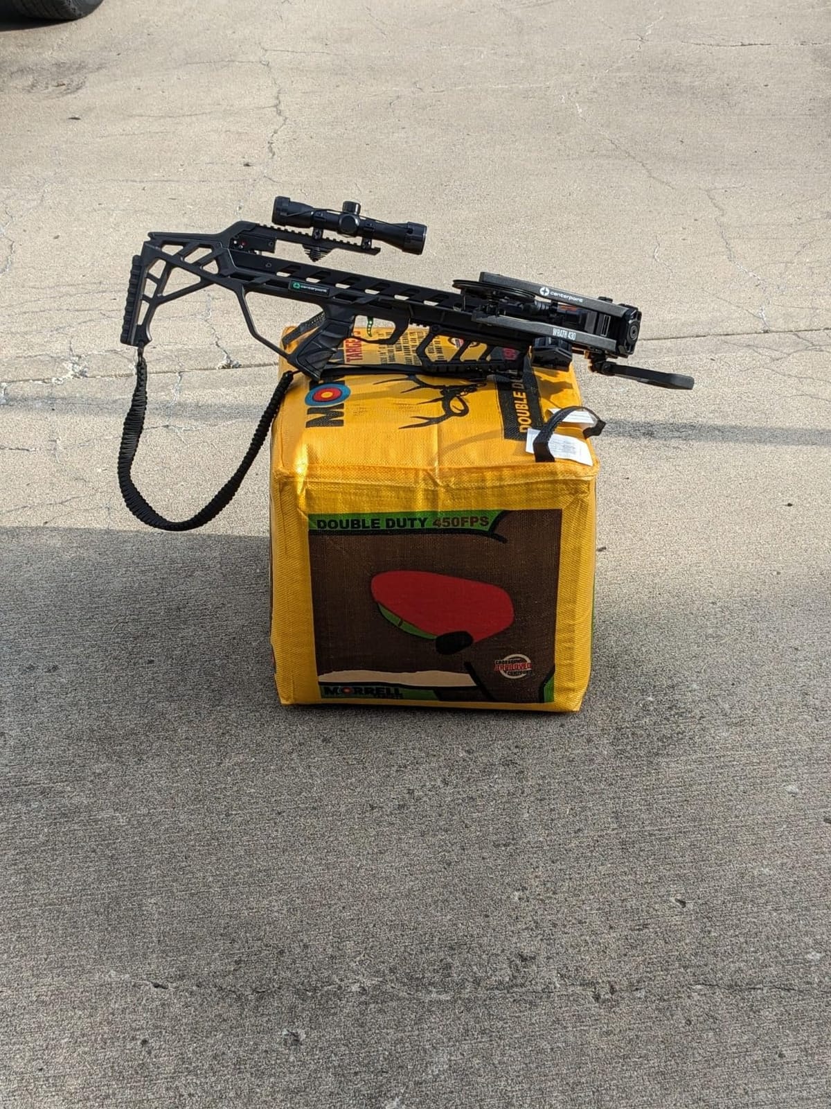 CenterPoint Wrath 430 FPS 200 LBS Compound Crossbow - 9 Inch Cocked Bullpup with Silent Crank customer photo 2
