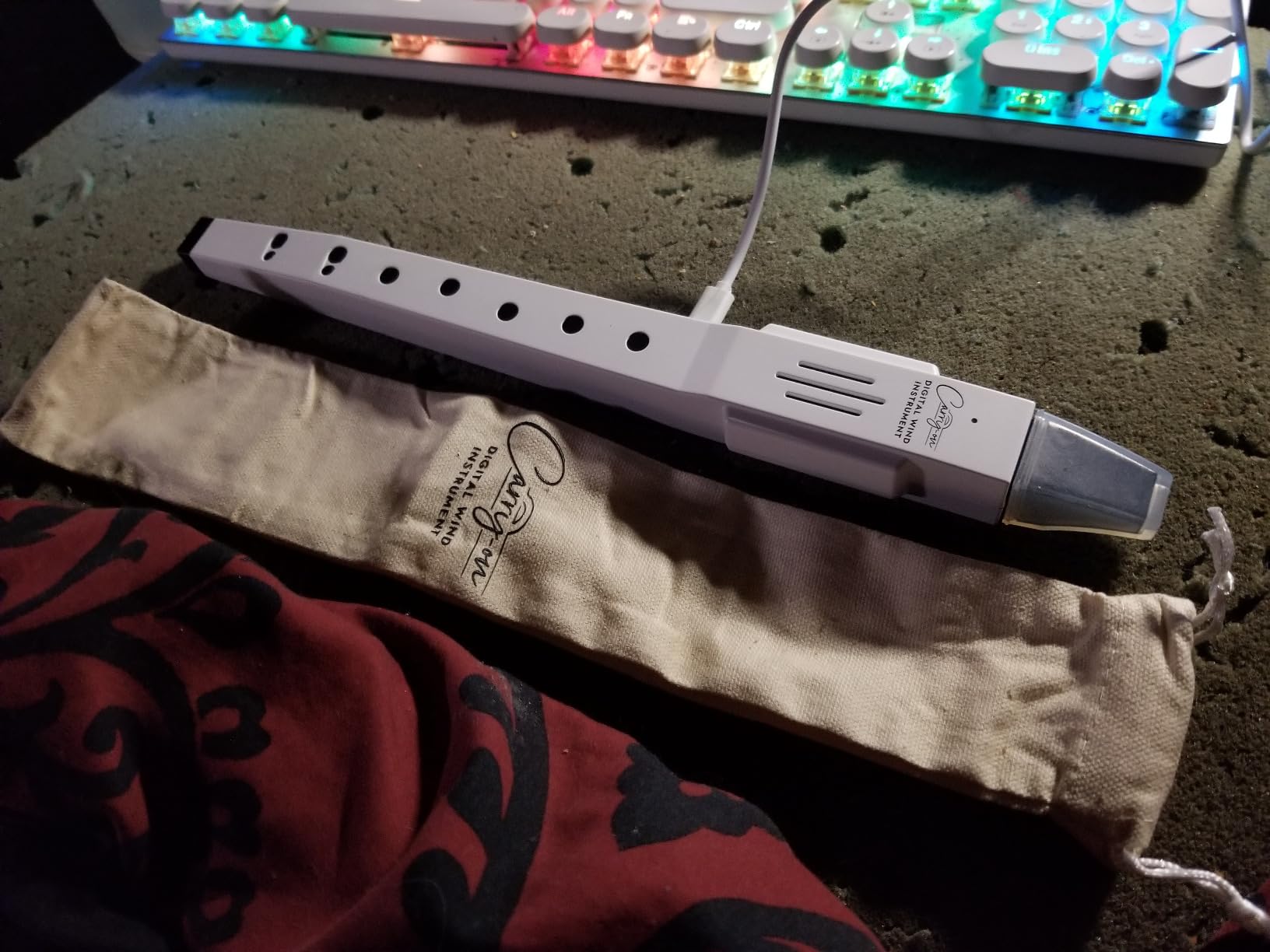 Carry On Digital Wind Instrument White customer photo 1