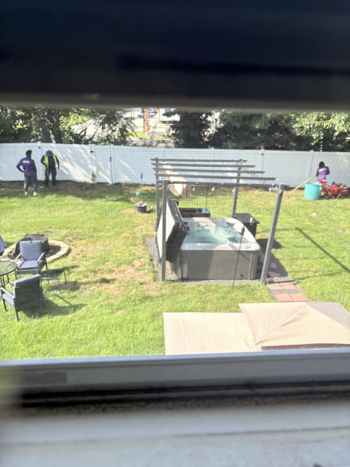 Kozyard Morgan Outdoor Retractable Pergola with Sun Shade Canopy customer photo 1