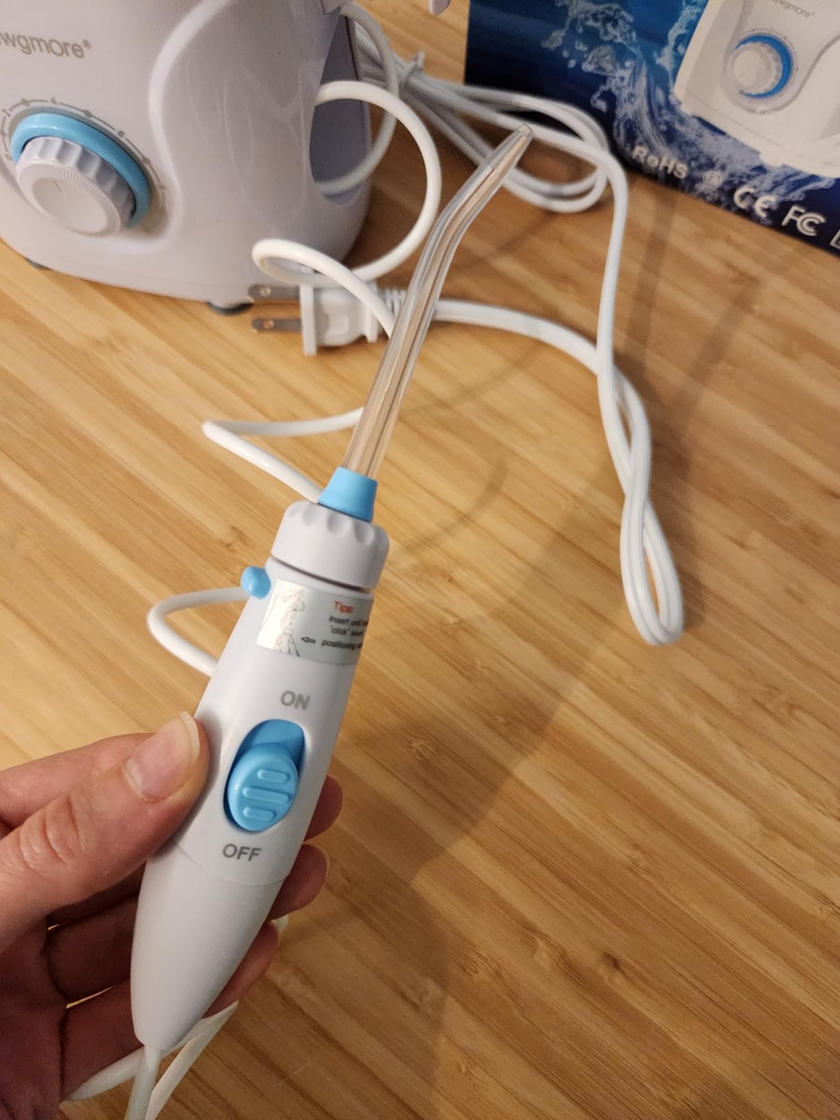 Sawgmore Water Dental Flosser for Teeth, 600ML Electric Oral Irrigator customer photo 2