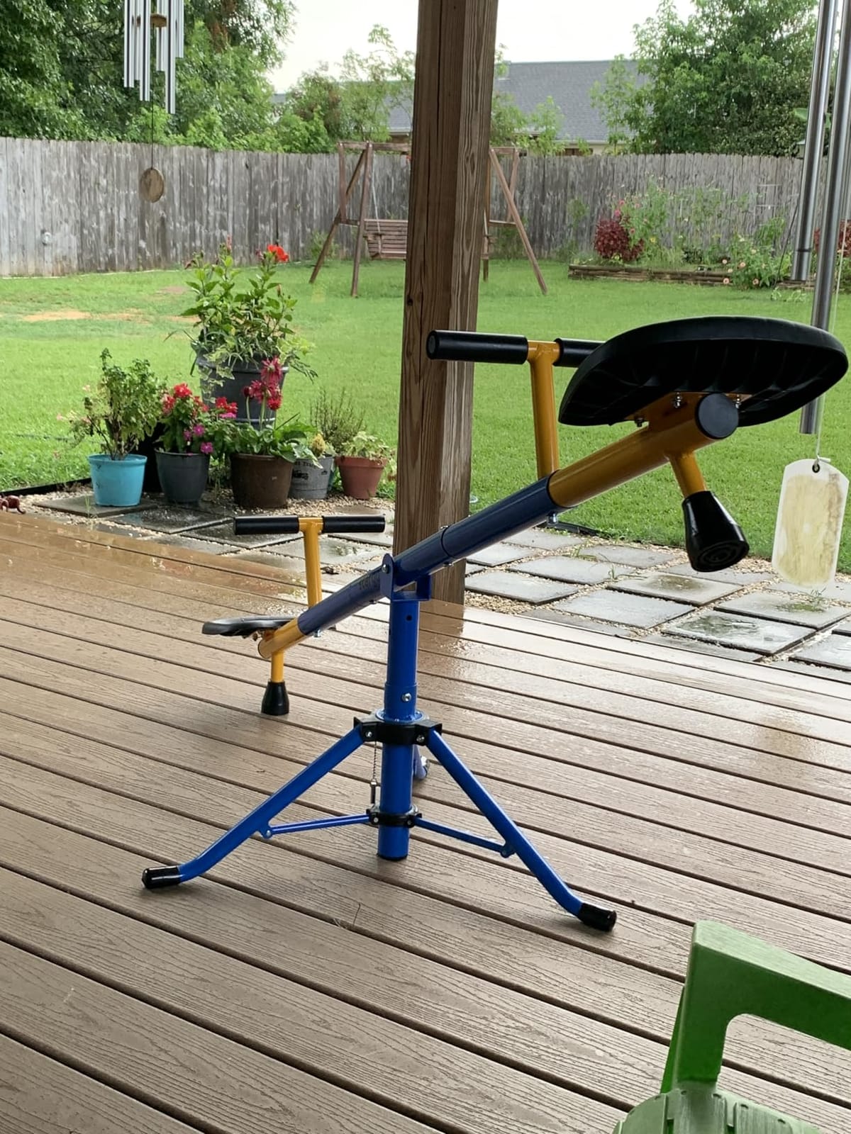 stargo Swivel Teeter Totter Indoor for Toddlers Age 2-5, 360 Seesaw Frame Expands for Kids Outdoors for Ages 4 5 6 7 8 9 10, Outside Toys Playground Equipment customer photo 2