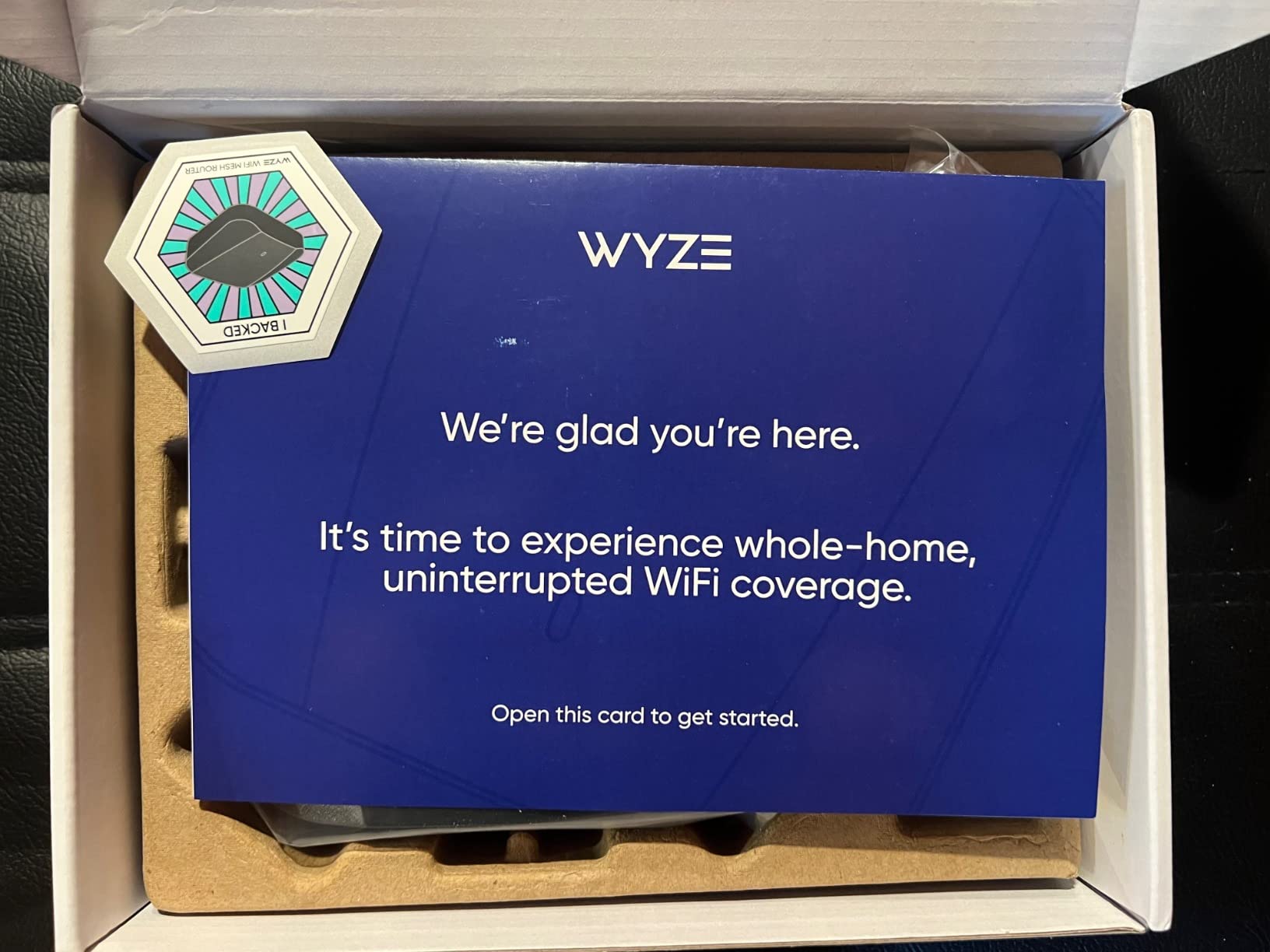 Wyze AXE5400 Tri-Band Wi-Fi 6E Mesh Router Pro, Covers up to 4000 Sq. Ft, 150+ Devices, Replaces Legacy Routers for Whole Home Coverage, Supports Wired Backhaul, 1x1 Gbps & 2x1 Gbps Ports - 2 Pack customer photo 2