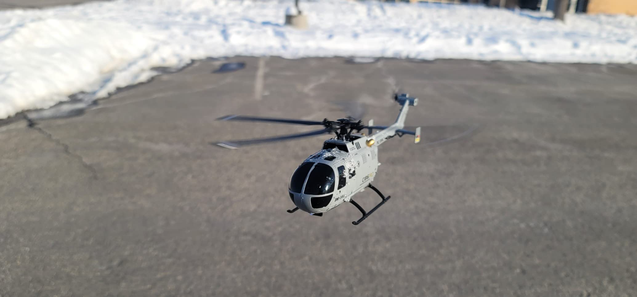 GoolRC C186 Remote Control Helicopter Remote Control Drone Single Propeller Without Ailerons 6-axis Gyro Stabilization Remote Control Airplane Altitude Hold s Adults Gray customer photo 1