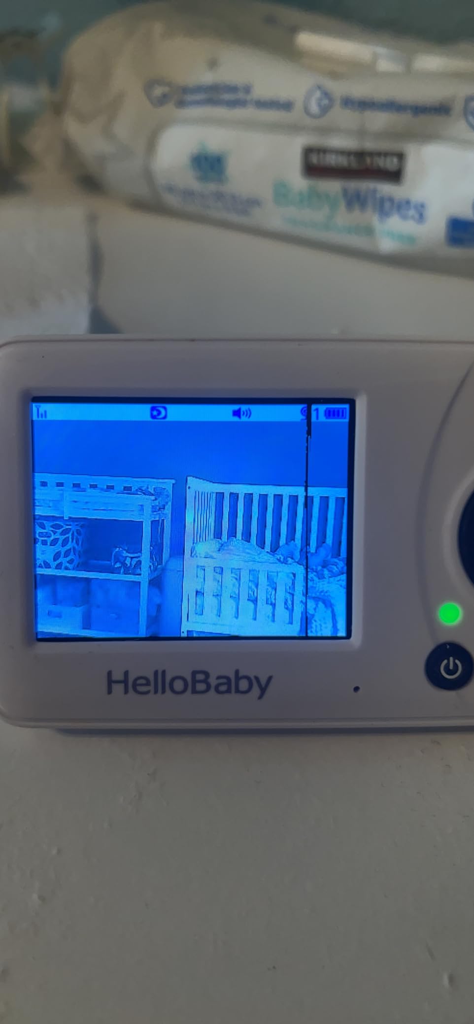 HelloBaby HB30 Video Baby Monitor with Digital Camera and Audio, No WiFi No App Safety Baby Monitor, 8 Languages, Auto Night Vision, 1000ft Transmission Range, 2.4 inch Portable Screen customer photo 1