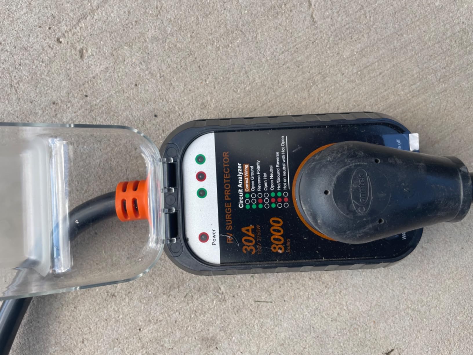 GEARGO RV Surge Protectors 30 Amp RV Circuit Analyzer, [2026 New Upgraded & Gen2] Full Protection, RV Adapter Plug for Camper(Orange) customer photo 2