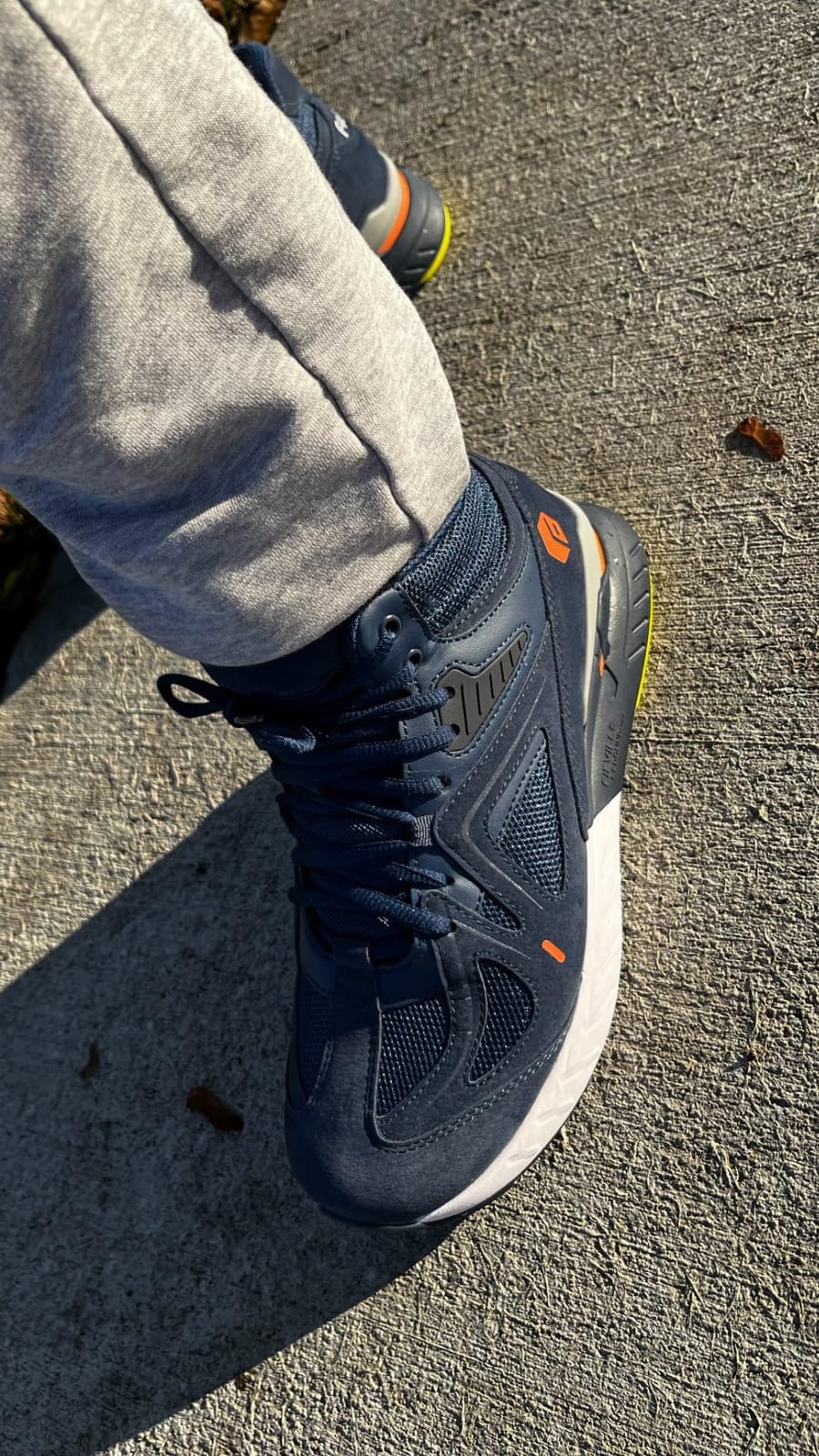 FitVille Wide Basketball Shoes for Men with Flat Feet Extra Wide High-top Sneakers with Ankle Support customer photo 1