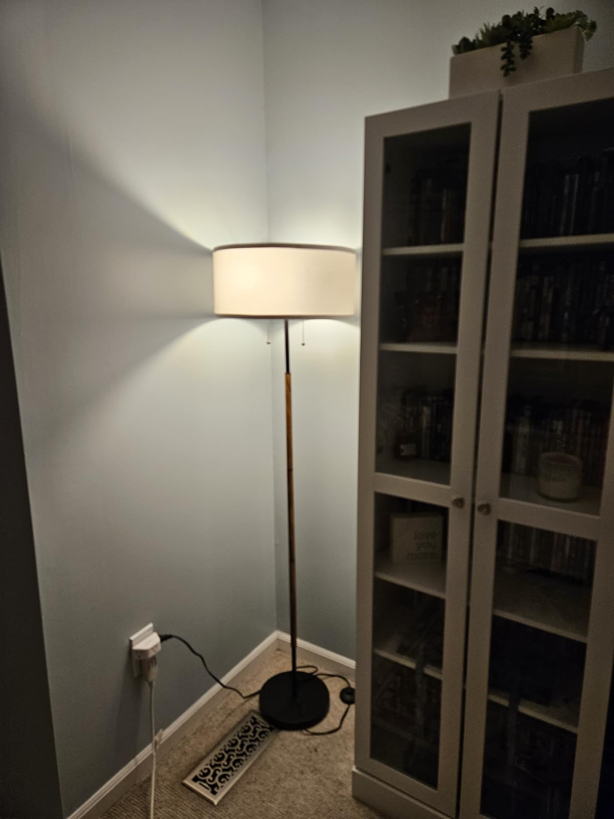 2-Light 3 Color Temperature Mid Century Floor Lamp for Living Room customer photo 2