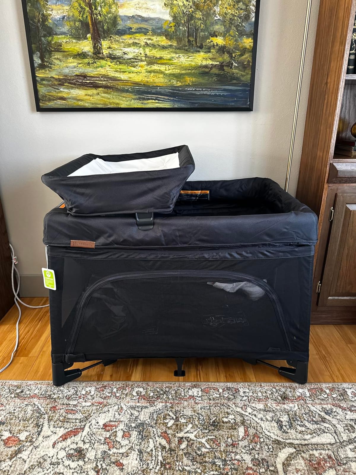 UPPAbaby Remi 3-in-1 Portable Playard, Bassinet & Travel Crib - Charlie customer photo 2