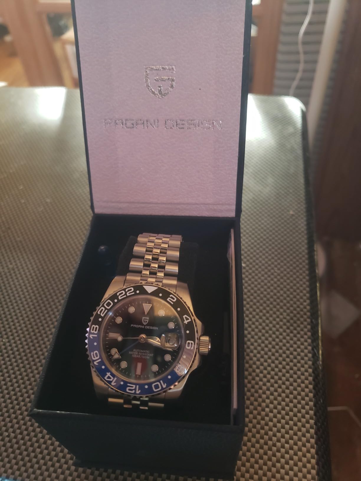 Men Watch Pagani Design GMT Watches for Men Automatic 40MM Date 100M Waterproof Stainless Steel Sapphire Glass Mechanical Wristwatches PD-1662 customer photo 1
