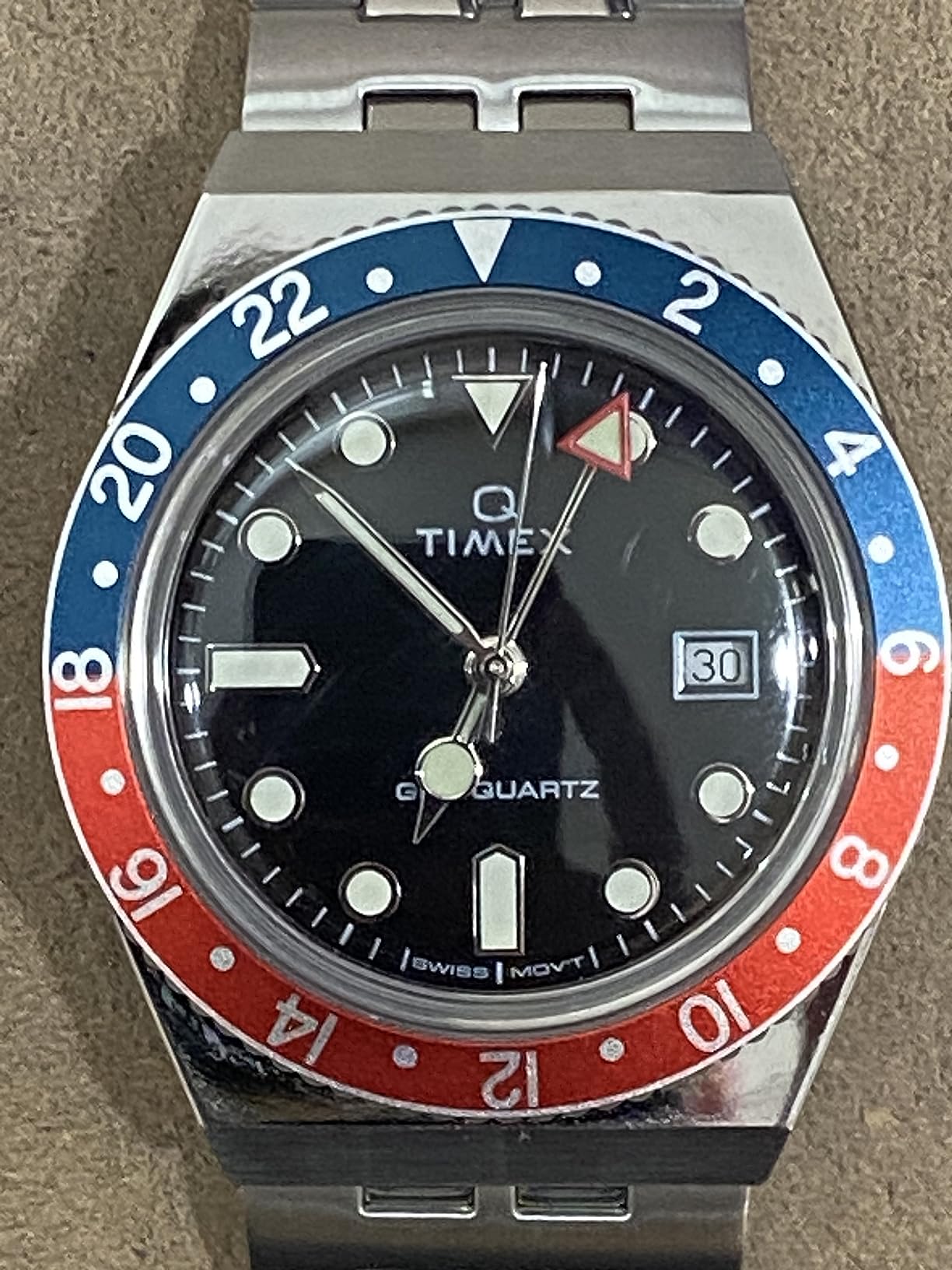 Timex Men's Q GMT 38mm Watch customer photo 2
