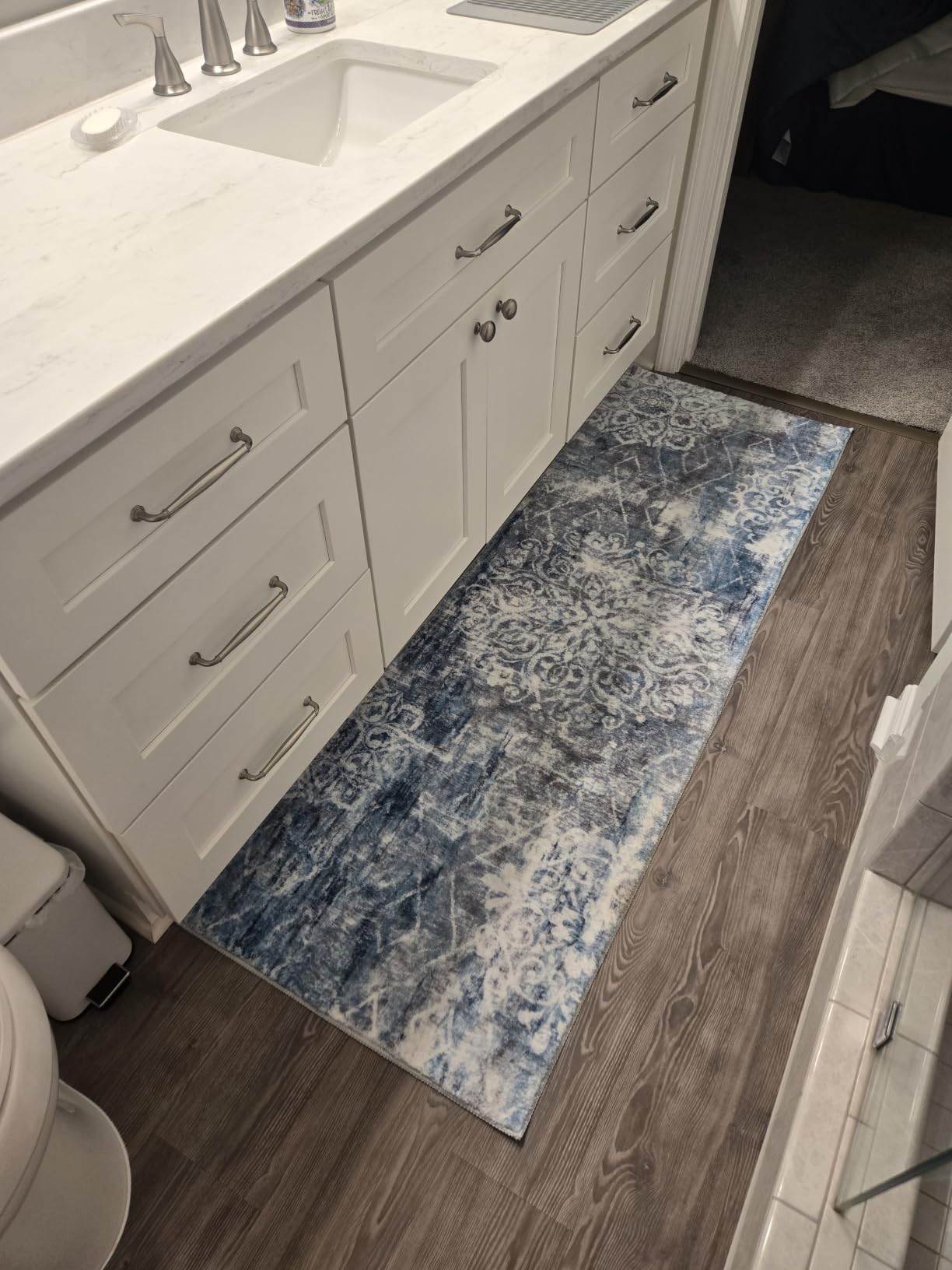 HEBE Hallway Runner Rug 2'x6', Washable Non Slip Kitchen Rug Runner customer photo 2