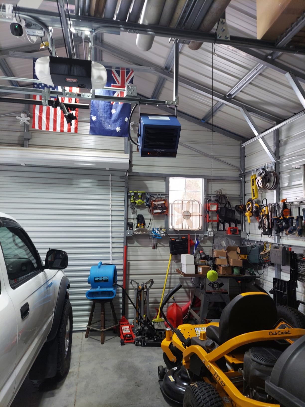 TEMPWARE Electric Garage Heater, 5000-Watt Ceiling Mount Shop Heater with 3 Heat Levels, 240-Volt Hardwired Fan-Forced, Ideal for Workshop customer photo 2