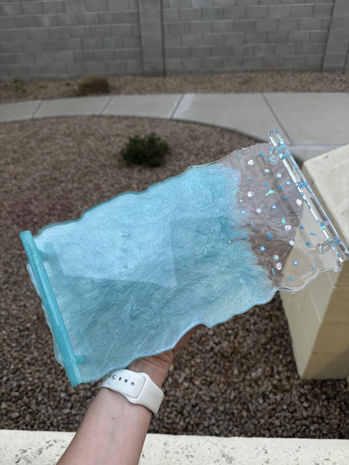 64OZ Epoxy Resin Kit, Clear Resin No Yellowing No Bubble for Molds & Craft customer photo 2