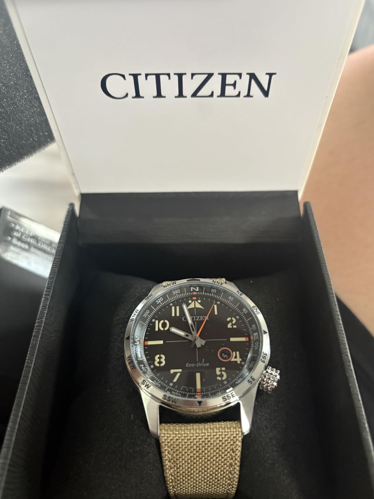 Citizen Men's Eco-Drive Weekender Avion Field Watch customer photo 2