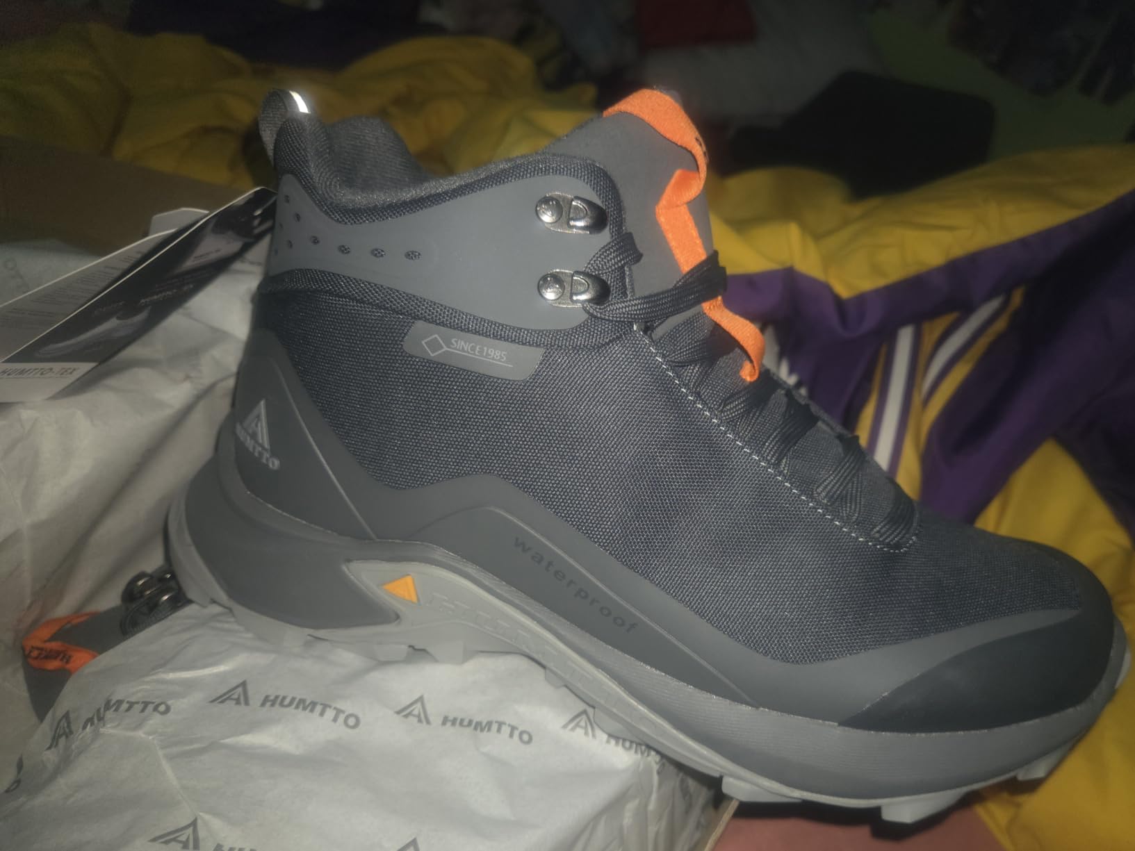 HUMTTO Men's All-Terrain Waterproof Hiking Boots customer photo 2