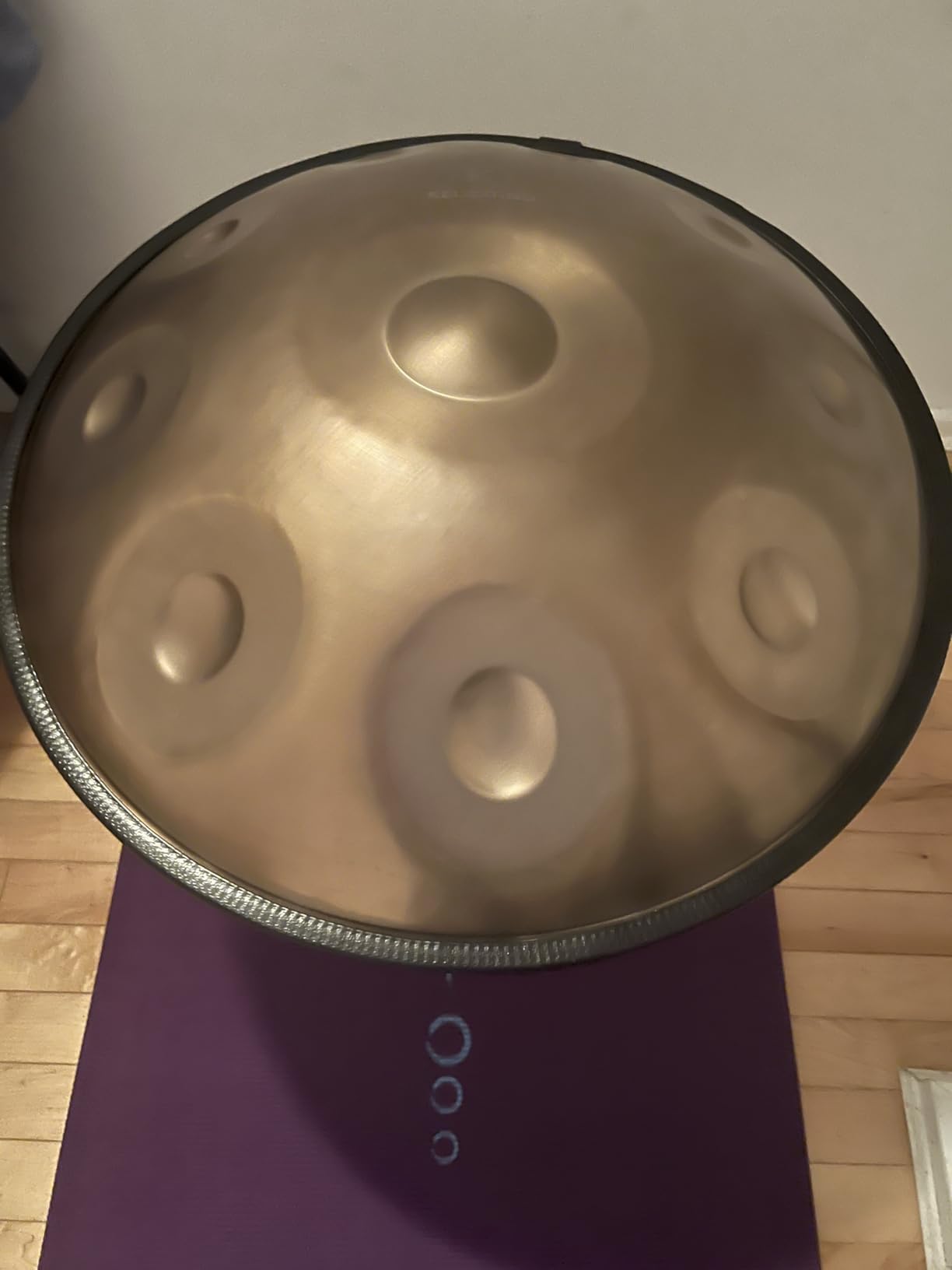 Handpan 432HZ,10 Sounds 22 Inches D Minor Handpan Drum,Premium Steel Hand Pan Instrument for Adults,Classic Black customer photo 2