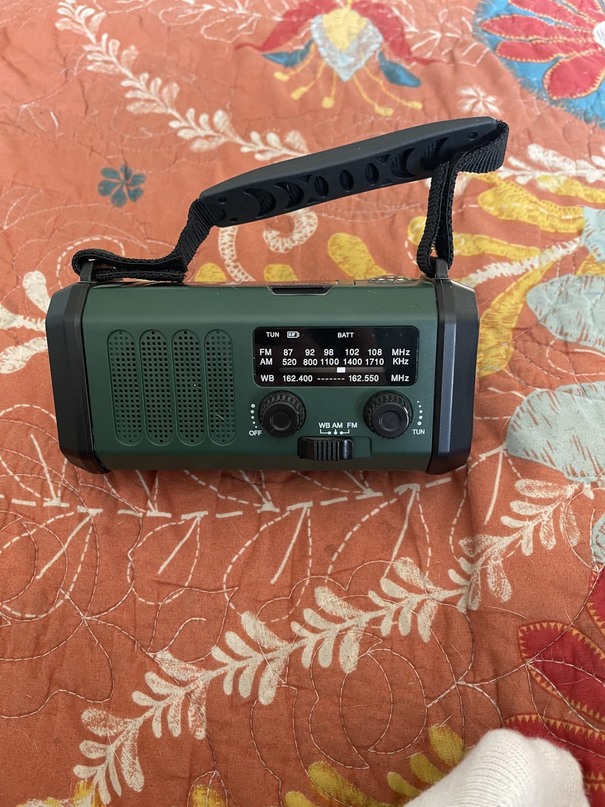 Leaton Hand Crank Emergency Radio, NOAA Weather Radio AM/FM,10000mAh customer photo 2