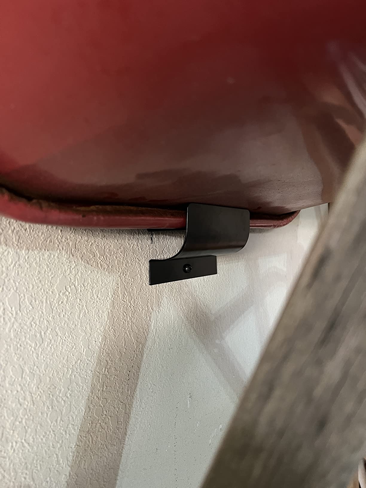 Ladder Hooks for Garage Wall,Ladder Hanger for Garage Wall,Wall Mount Wheelbarrow Hanger, Patio Furniture, Chair & Ladder - Ladder Holder Wall Mount (2 Pack) customer photo 2