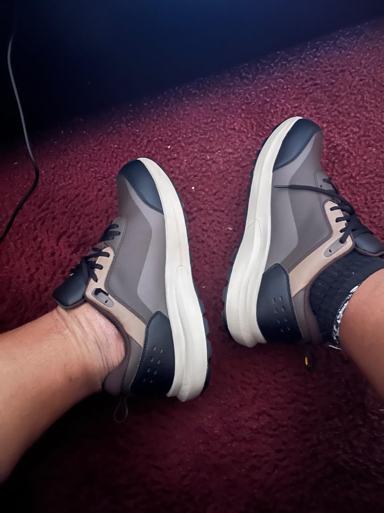 FitVille Men's Wide & Extra Wide Waterproof Non-Slip Outdoor Walking Shoes customer photo 2
