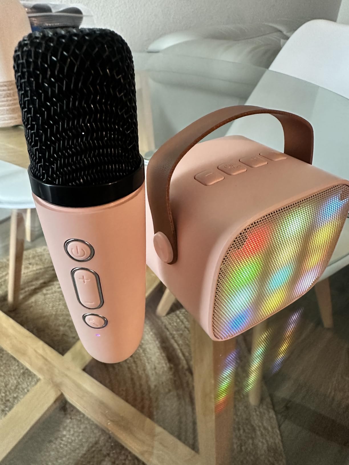 YLL Karaoke Machine for Kids Adults,Birthday Gifts for Girls 3-12 Years Old customer photo 1