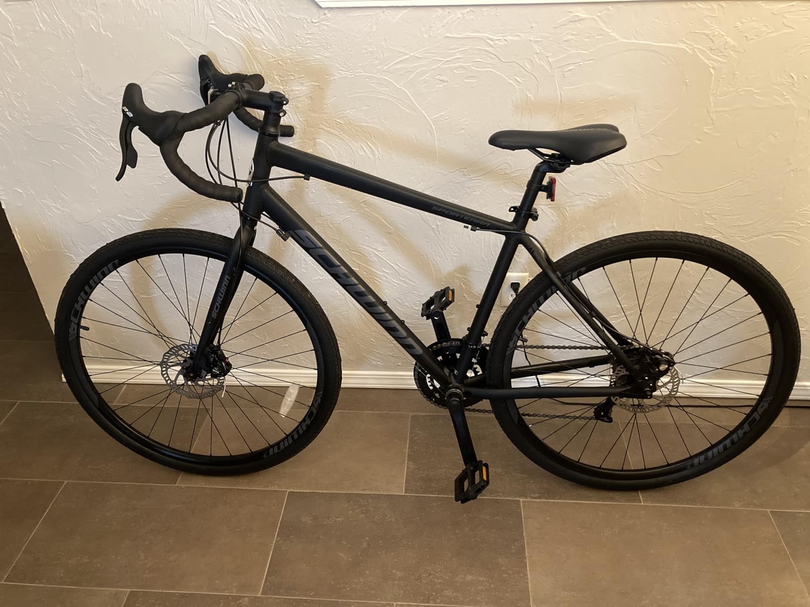 Schwinn Sporterra RX Gravel Bike, 700c Mens and Womens Bike, 14-Speed Drop Bar Gravel Bicycle, Mechanical Disc Brakes, Rigid Fork, Aerodynamic Riding Position, Quick Release Seat Post, Adult Bicycle customer photo 1