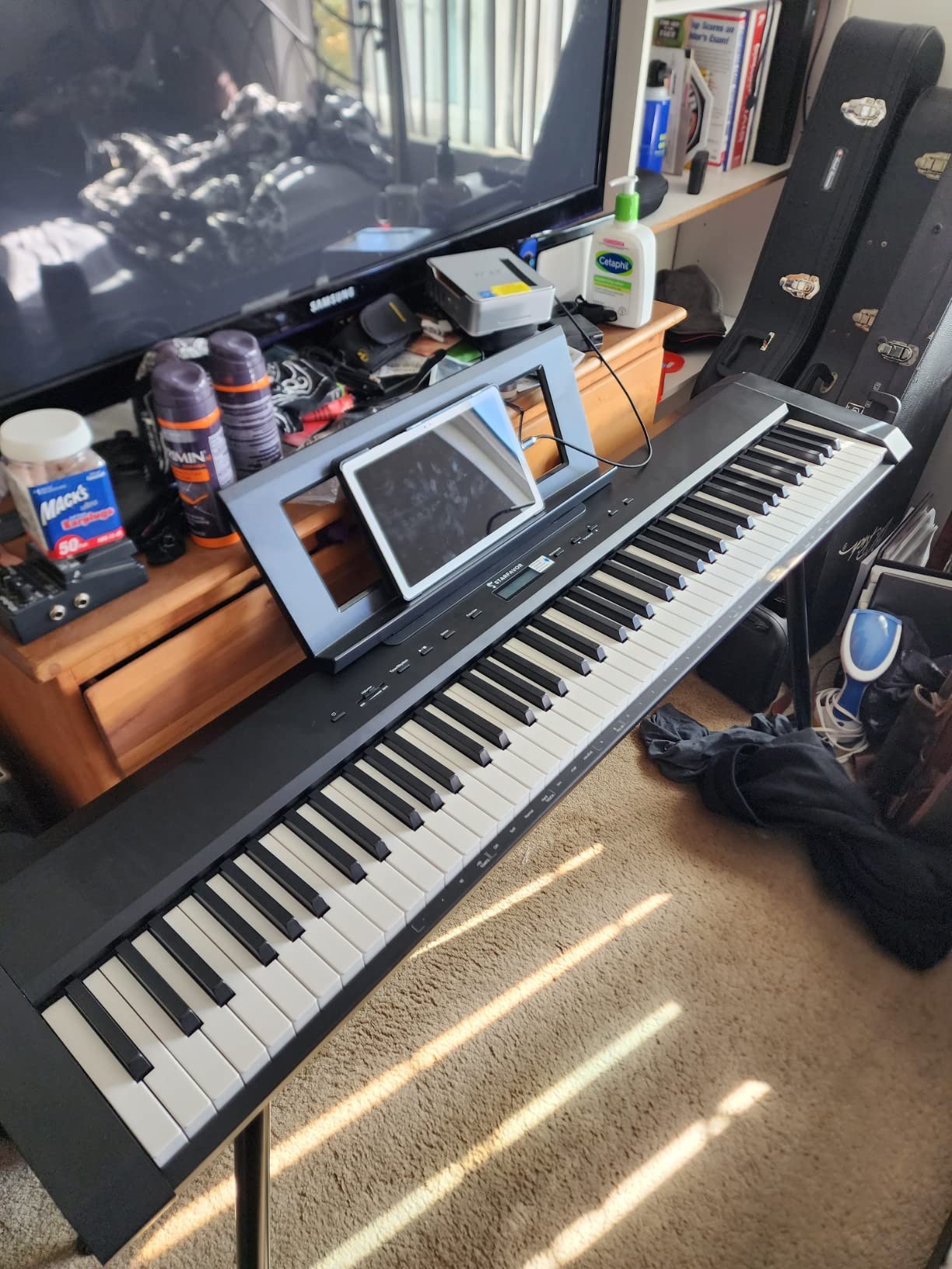Starfavor 88 Key Full-Weighted Digital Piano, Hammer Action, Triple Pedal customer photo 2