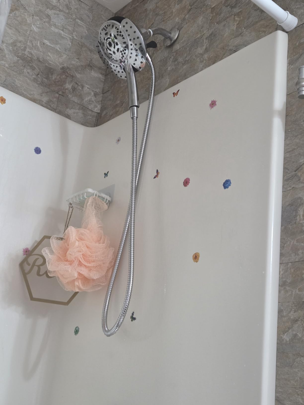 INAVAMZ 2 in 1 Shower Head with Handheld Combo High Pressure Silver 1.8 GPM customer photo 1