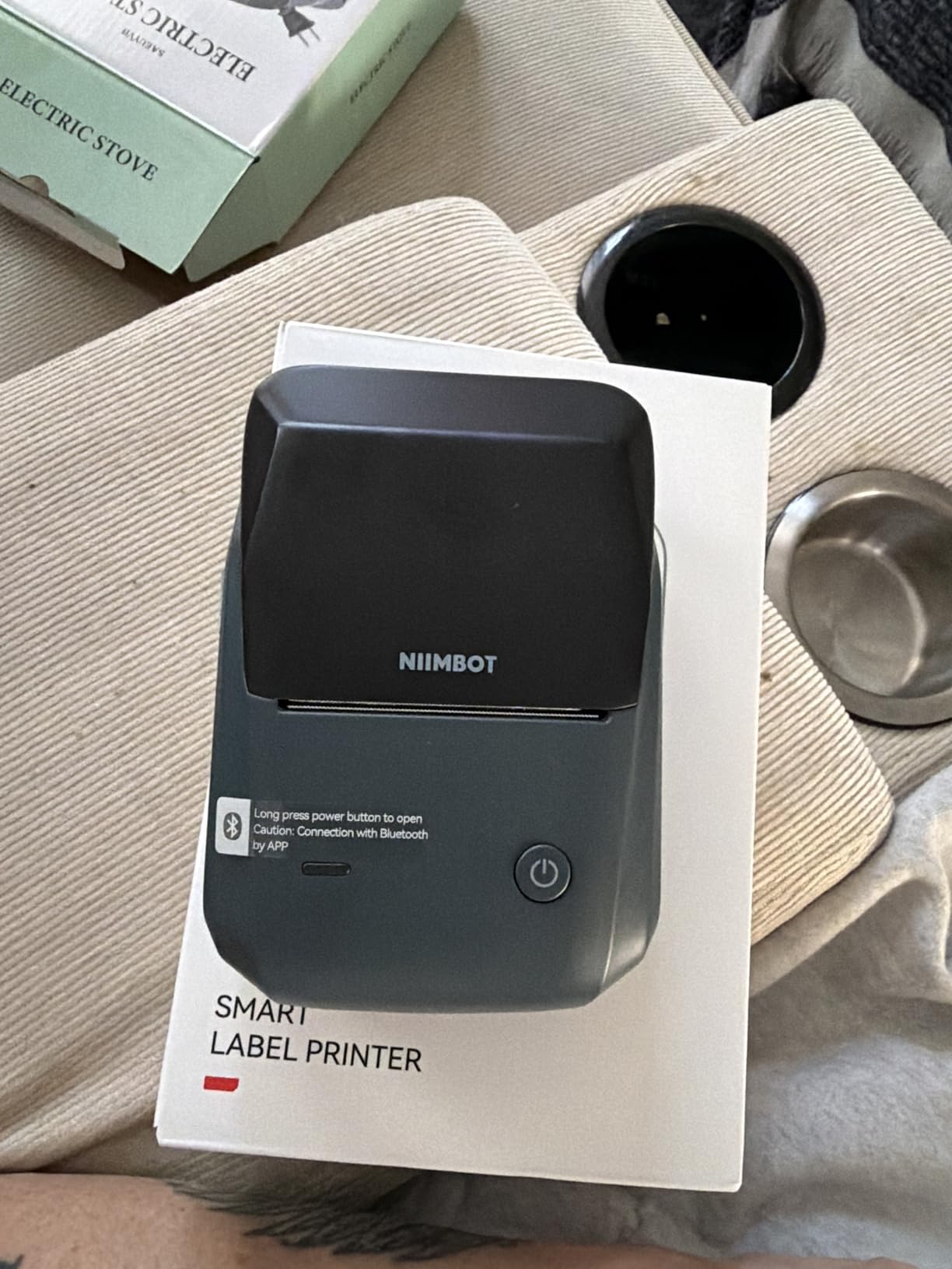 NIIMBOT B1 Label Maker, 2Inch Bluetooth Label Printer for Home, Blue customer photo 1