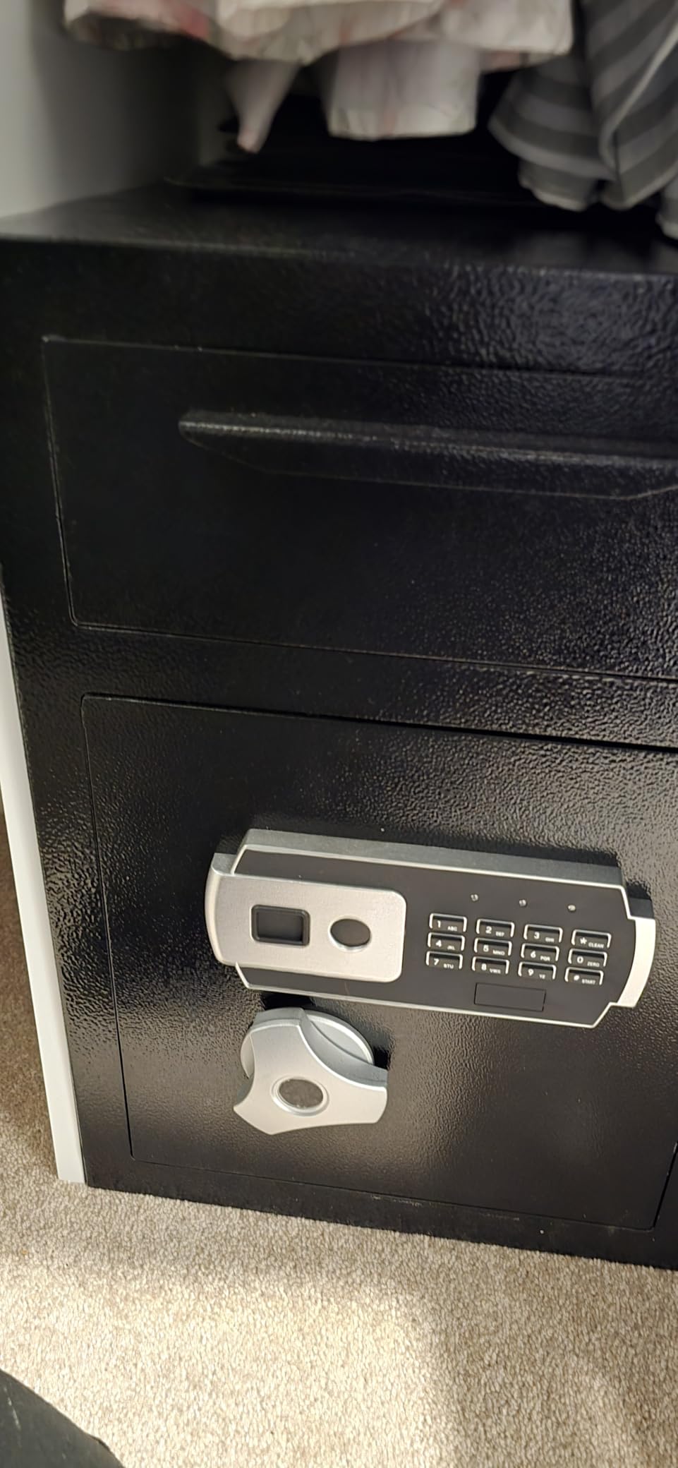 KAER 2.8 Cuft Drop Safe for Small Business Heavy Duty Steel Money Safe with Drop Slot for Cash,Slips,Documents,Depository Cash Safe with Fireproof Bag,Anti-Theft Cash Drop Box for Home/Retail/Office customer photo 2