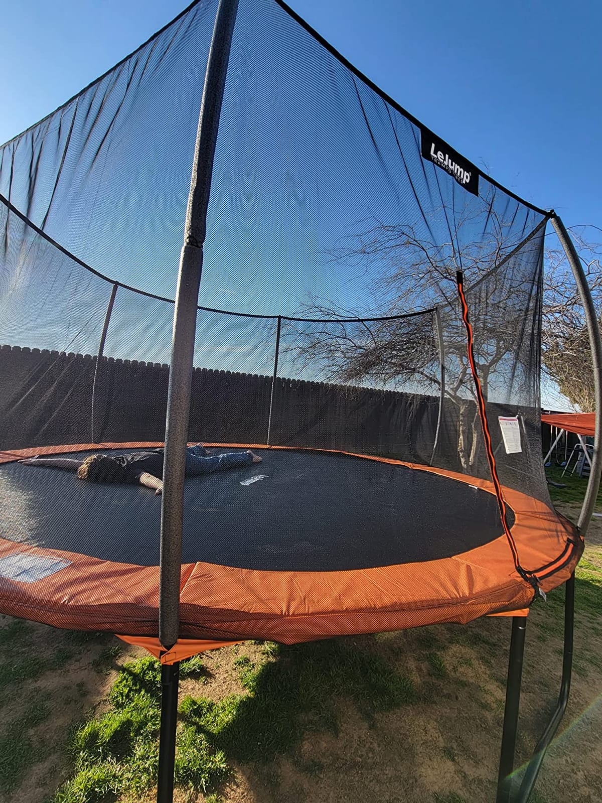 LeJump 10/12/14FT Springless Outdoor Trampoline, ASTM Approved Trampoline customer photo 2