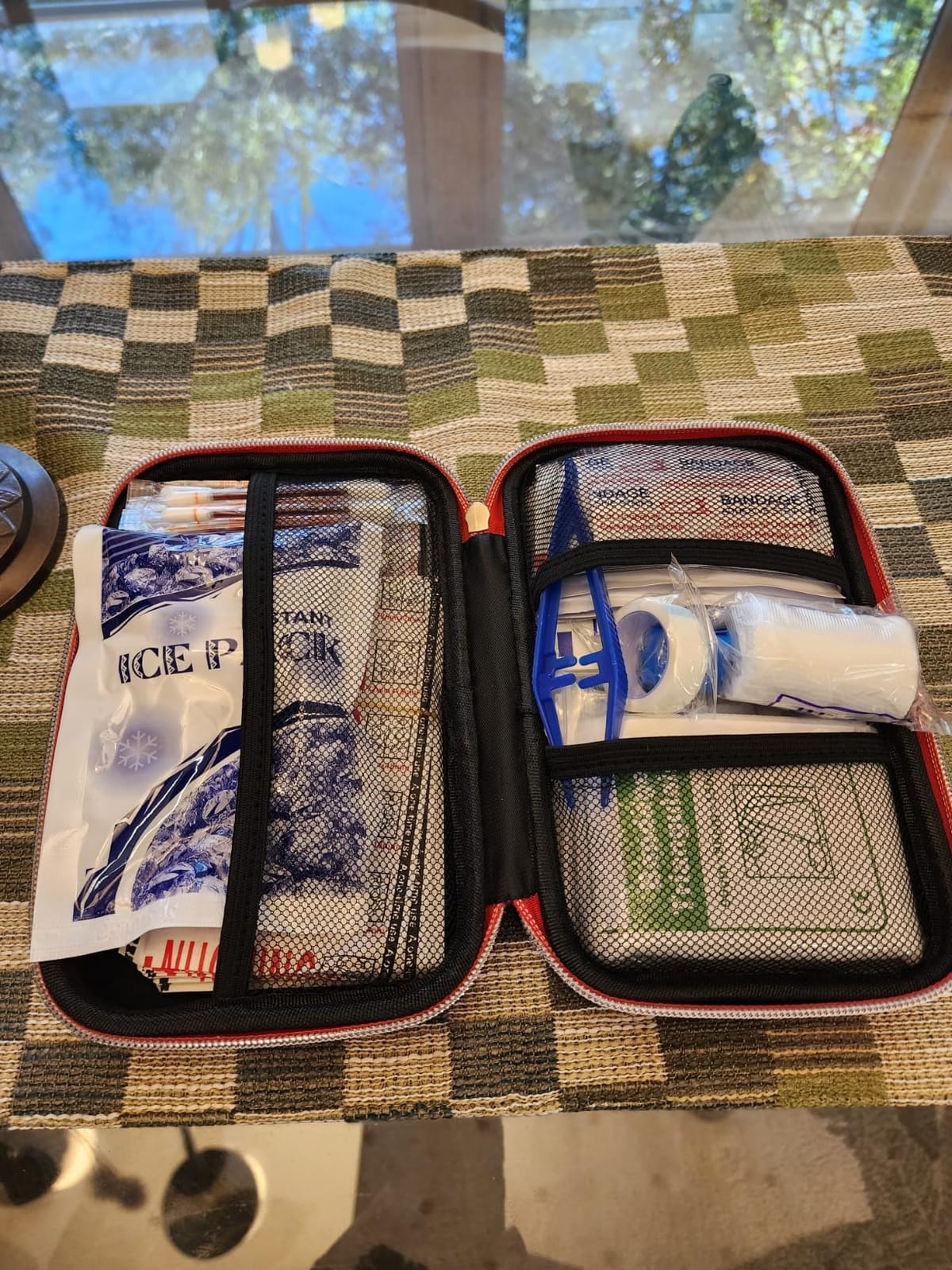First Aid Kit 276PCS Car Home Camping Essentials Red Emergency Kit AMORNING customer photo 1