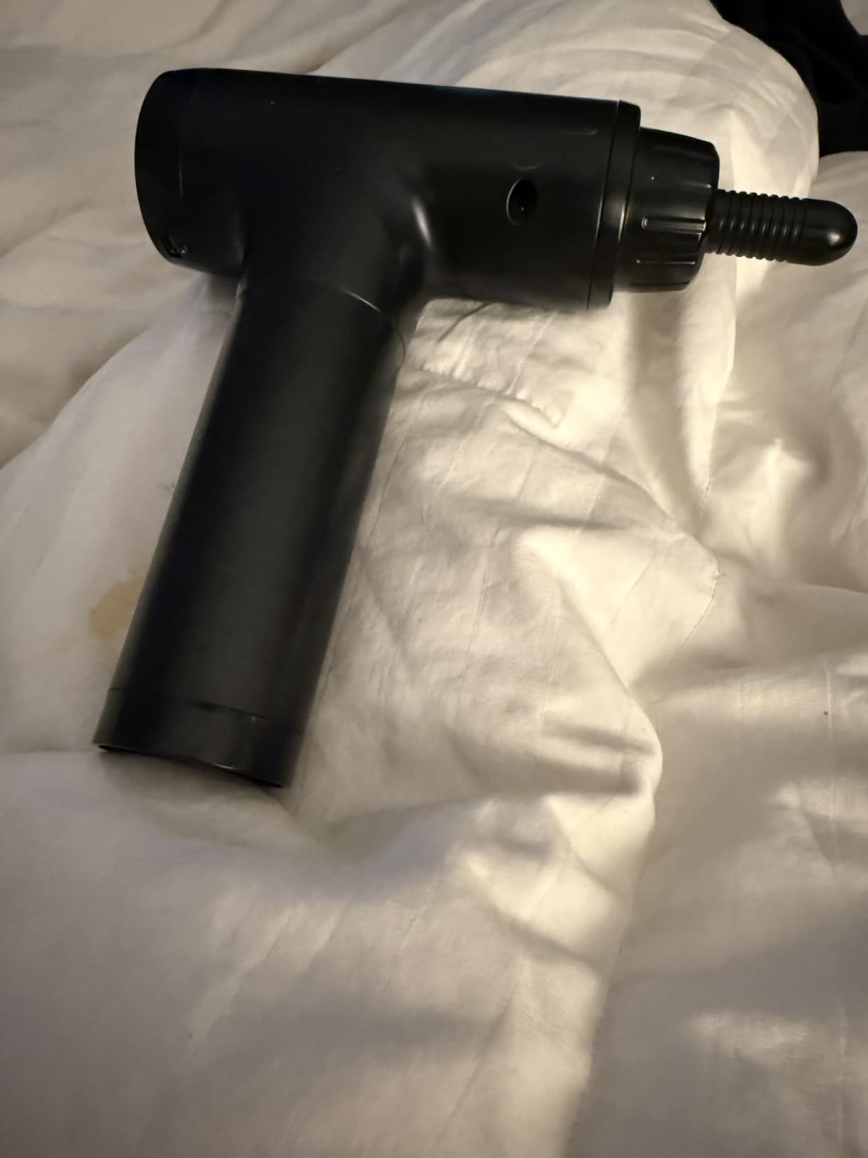 OLsky Massage Gun Deep Tissue 30 Speeds 9 Attachments Handheld (Black) customer photo 2