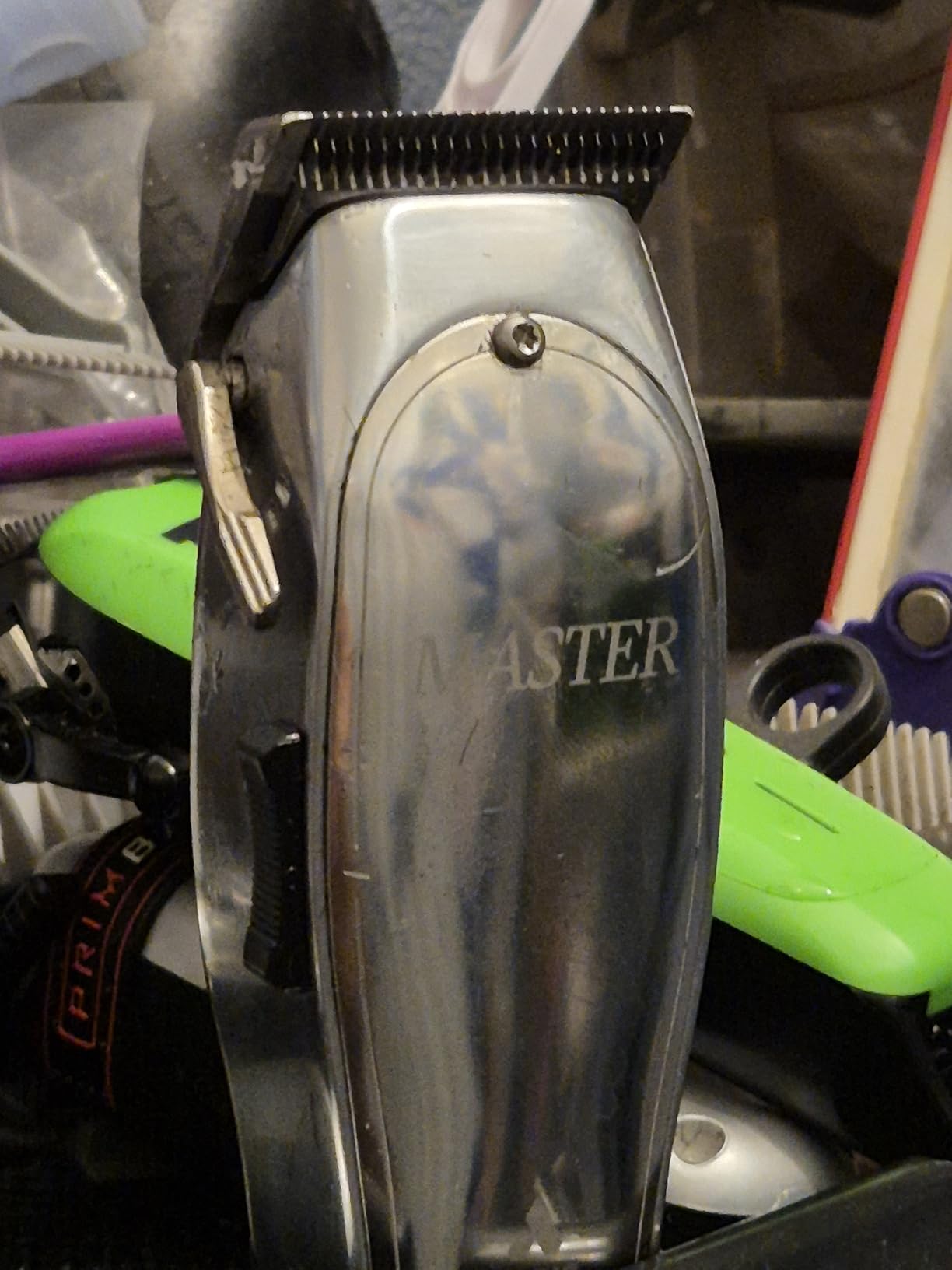 Andis 01815 Master Adjustable Blade Hair Clipper, 14000 SPM, Silver customer photo 1