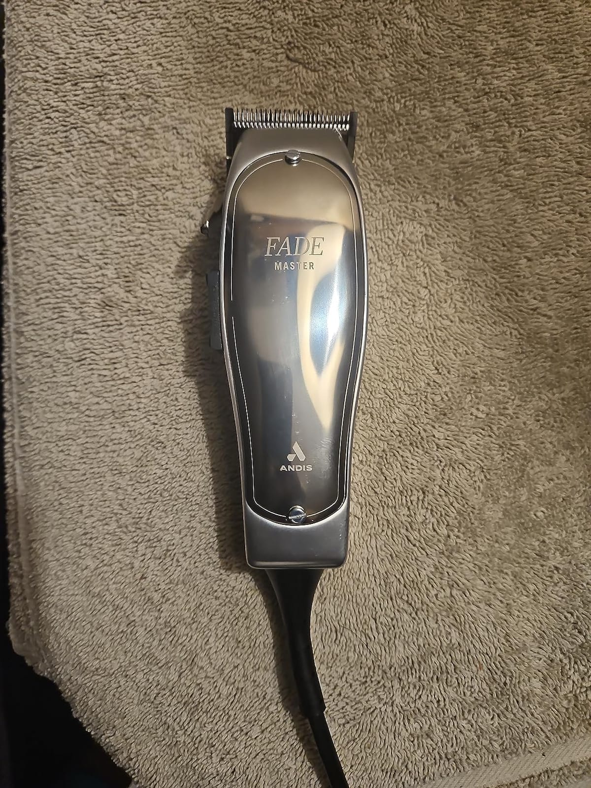 Andis 01815 Master Adjustable Blade Hair Clipper, 14000 SPM, Silver customer photo 2