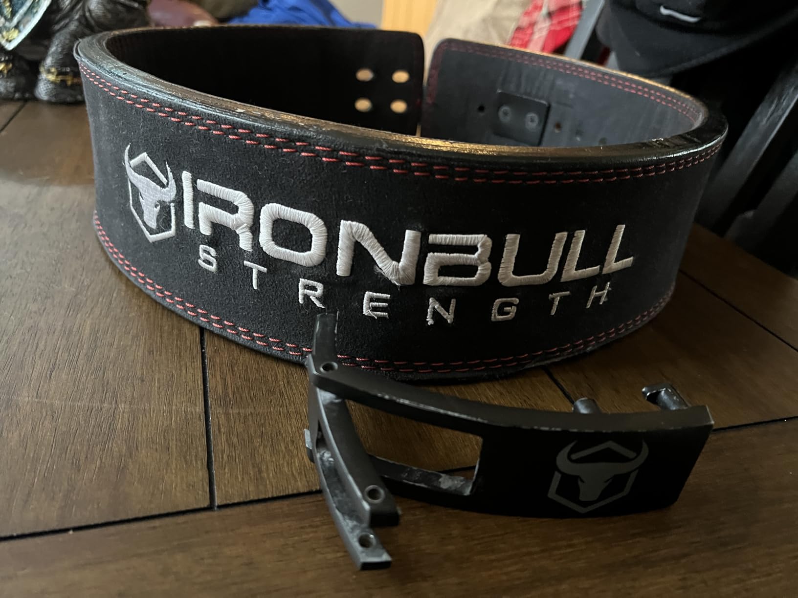 Powerlifting Lever Belt - 10mm / 13mm Weight Lifting Belt (USPA & IPL Approved) for Heavy Weightlifting - Lower Back Leather Support for Deadlifts and Squats customer photo 2