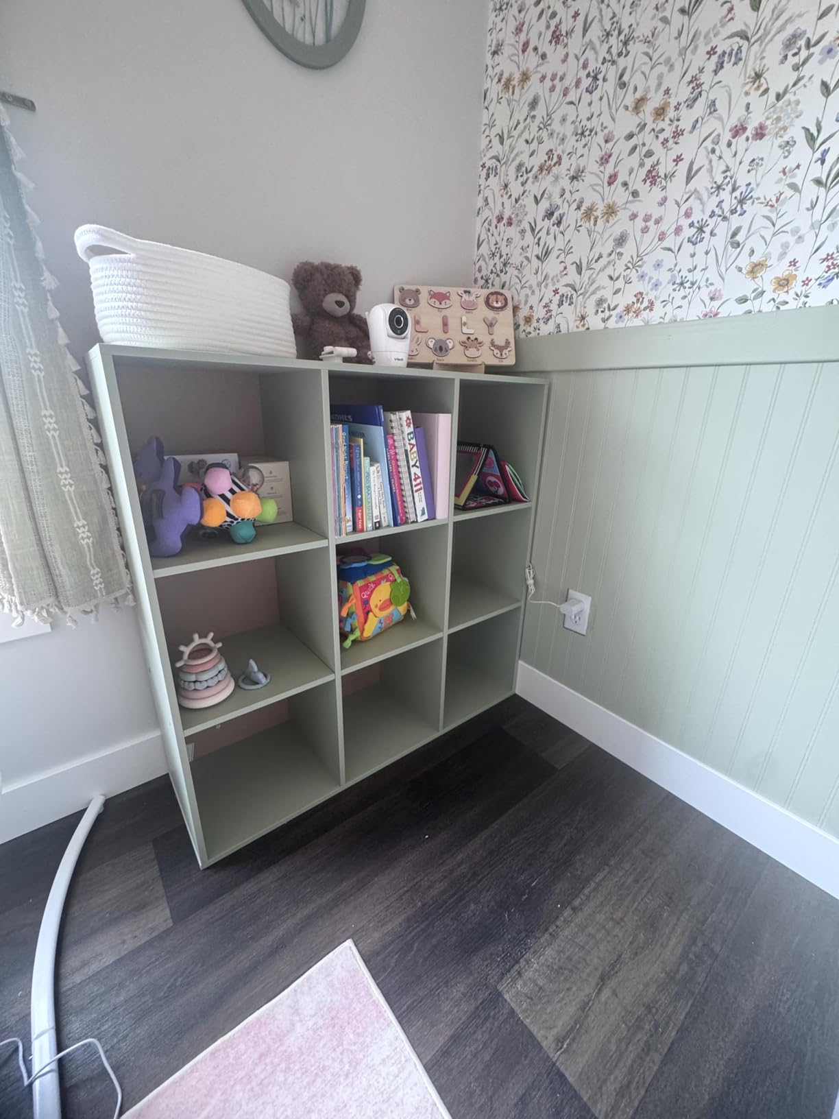 Best Choice Products 9-Cube Storage Organizer, 11in Shelf Opening, Bookcase, Display Shelf, Customizable w/ 3 Removable Back Panels - White customer photo 1