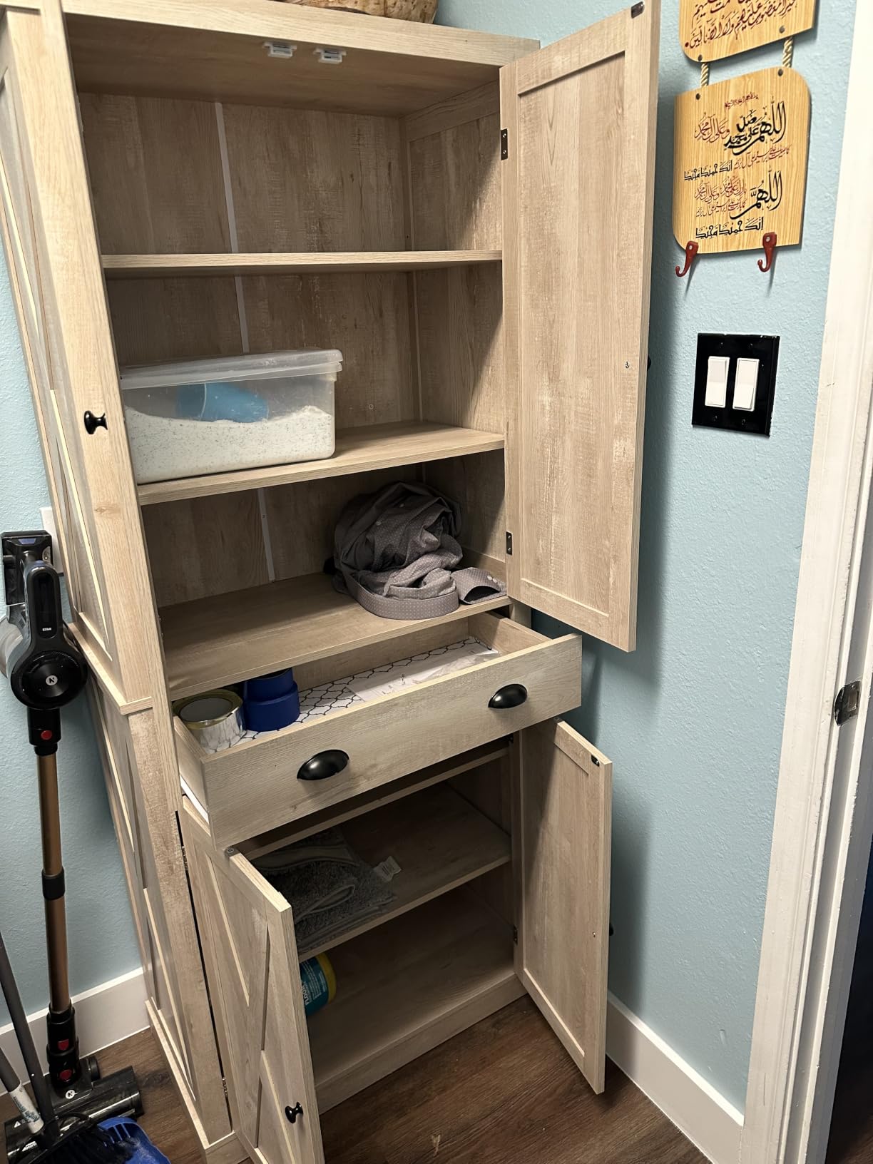 IRONCK Kitchen Pantry Storage Cabinet, 72.6