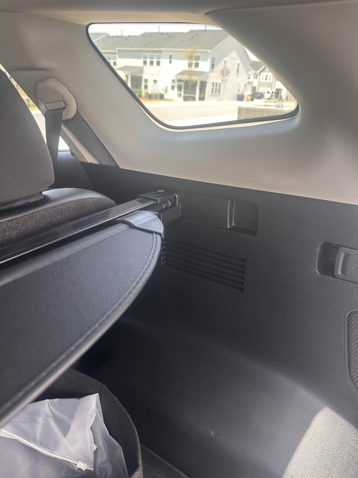 for 2023-2026 Kia Sportage Cargo Cover - Leather Retractable Rear Trunk Cover for Kia Sportage 2026 Accessories 2023-2025 Anti-Peeping Security Luggage Shade Shield customer photo 1