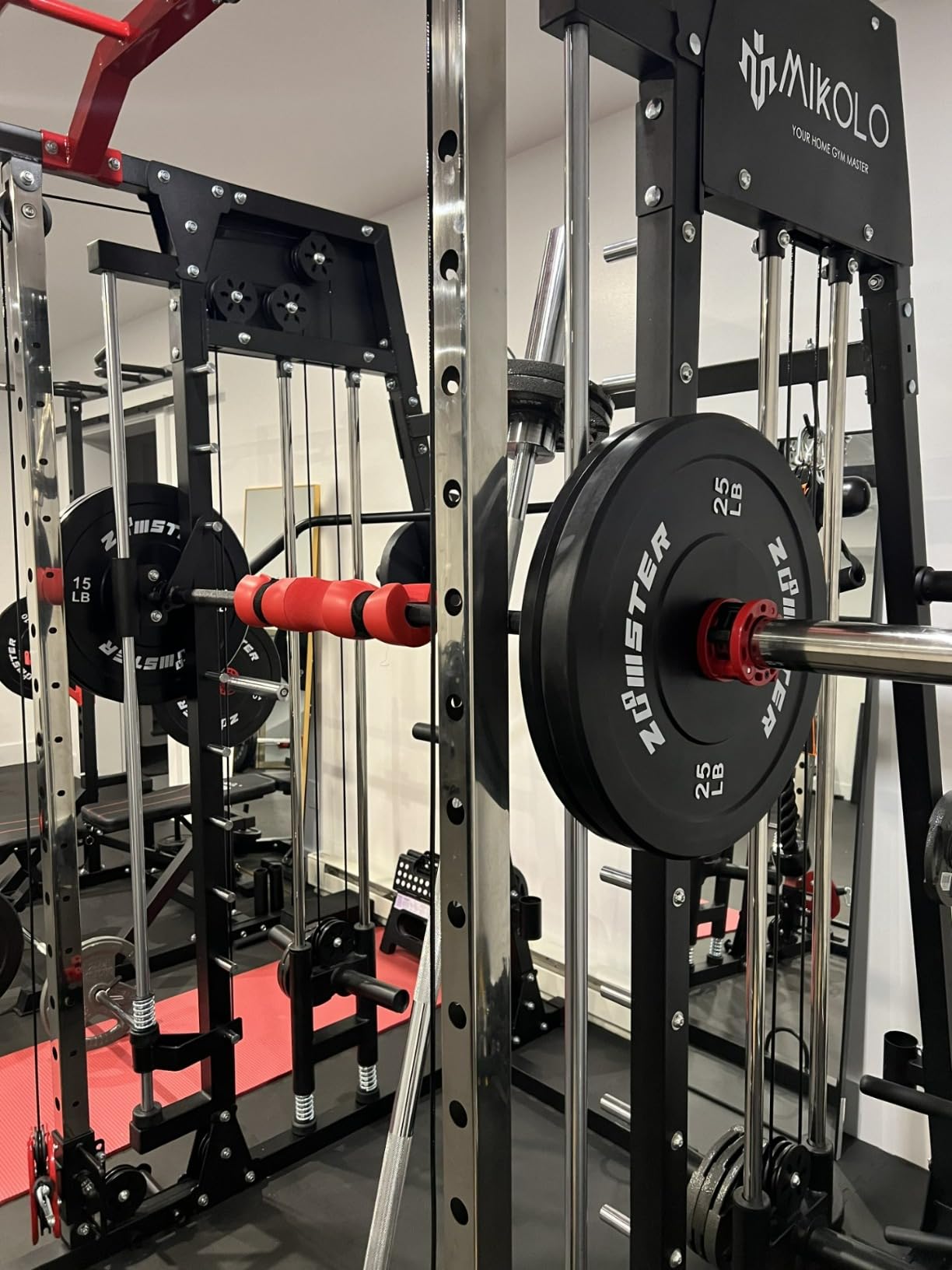 2-Inch Bumper Plate, Olympic Weight Plate HIGH BOUNCE | ODOR-FREE | NOISE-REDUCING | ABSORB IMPACT Bumper Weight Plate with Steel Insert Strength Training Weight Lifting Plate customer photo 1